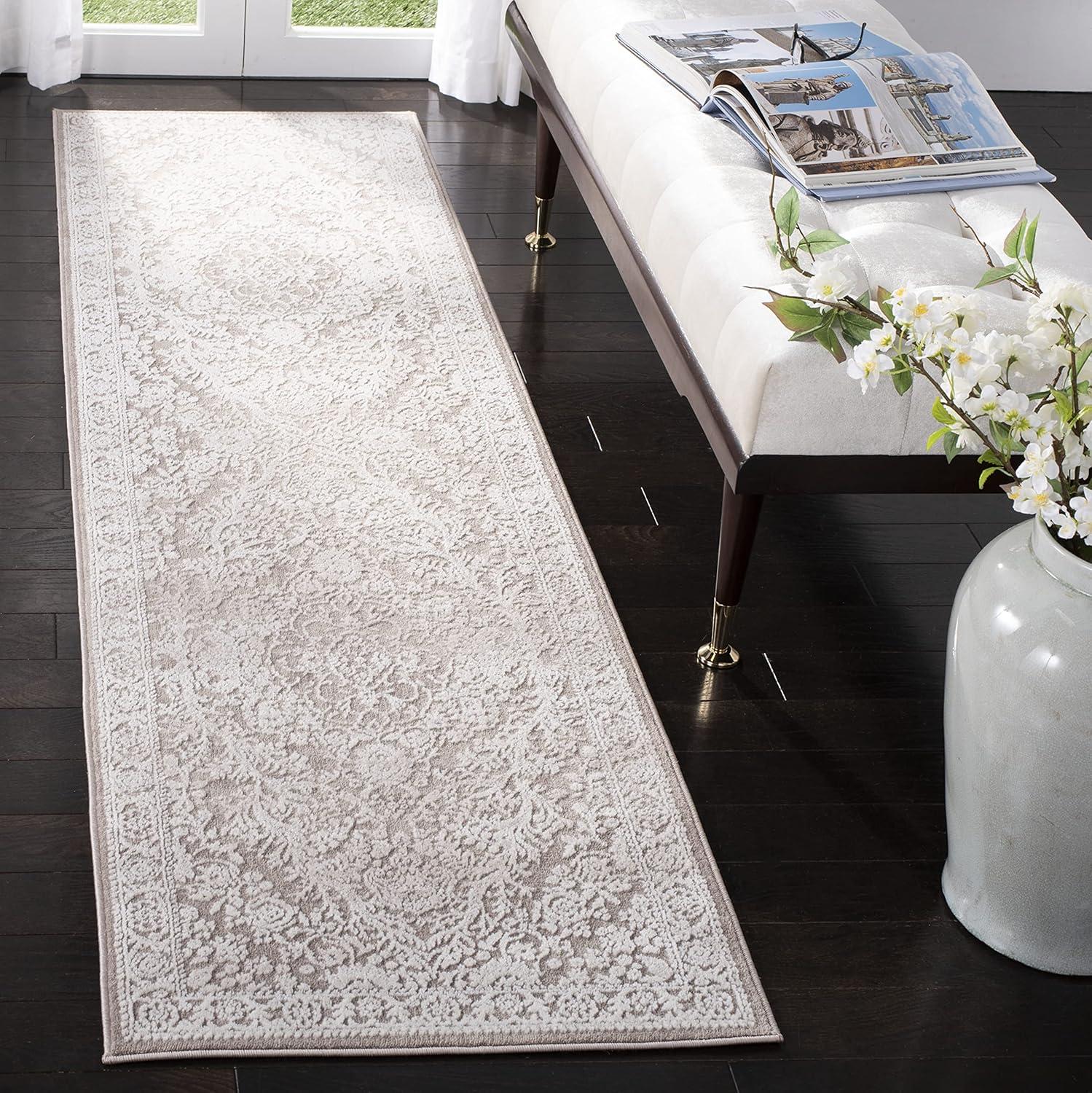 Reflection RFT668 Power Loomed Indoor Runner Rug - Beige/Cream - 2'3"x8' - Safavieh.