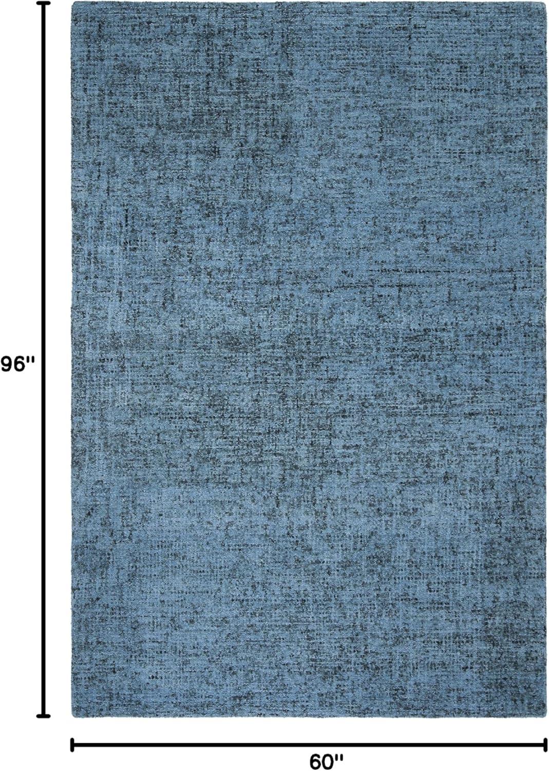 Abstract ABT208 Hand Tufted Area Rug - Blue/Multi - 5'x8' - Safavieh.