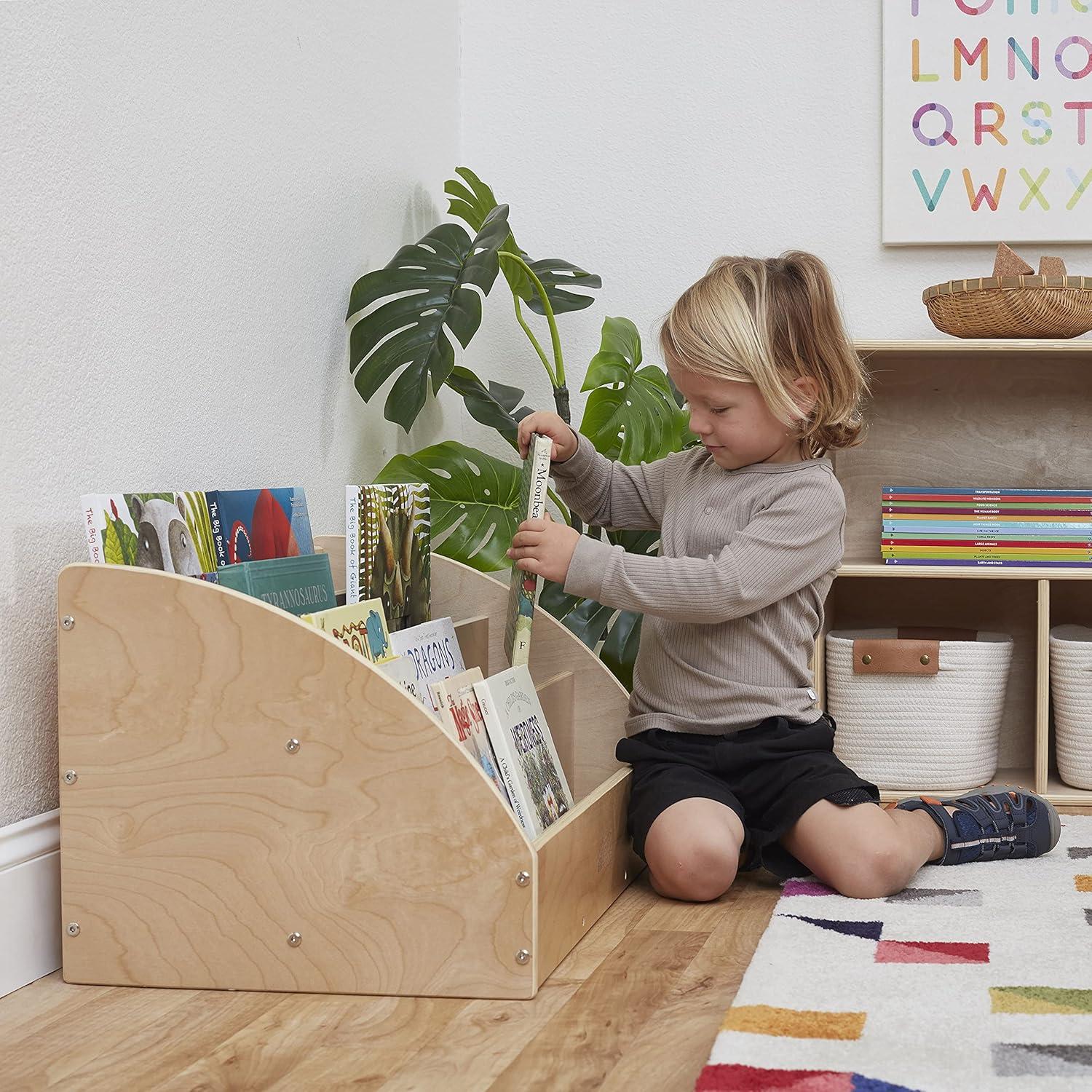 ECR4Kids Toddler Book Display, Beginner Bookshelf