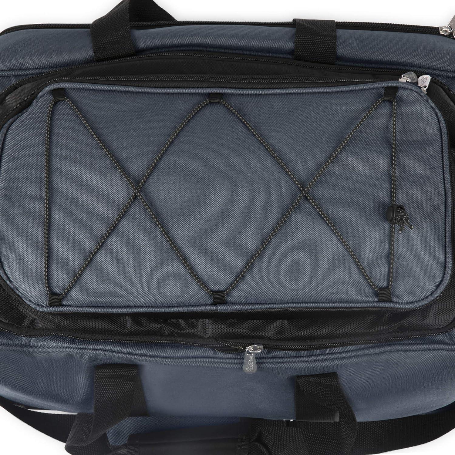 Arlmont & Co. Buccaneer Portable Charcoal Grill & Cooler Tote, Take Anywhere BBQ Grill with BBQ Accessories and Cooler Bag, Barbecues Grill for Outdoor Cooking