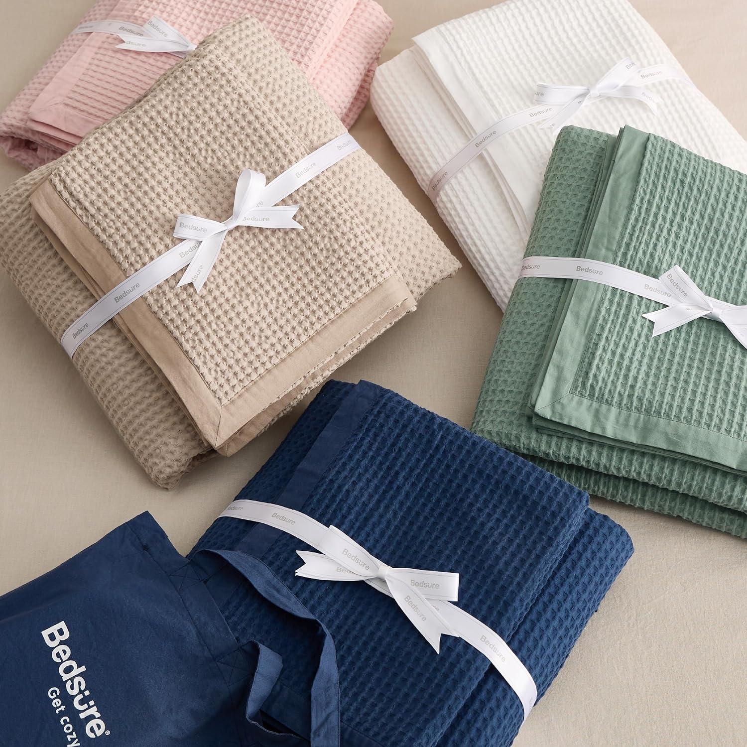 Bedsure Bedsure 100% Cotton Waffle Weave Duvet Cover