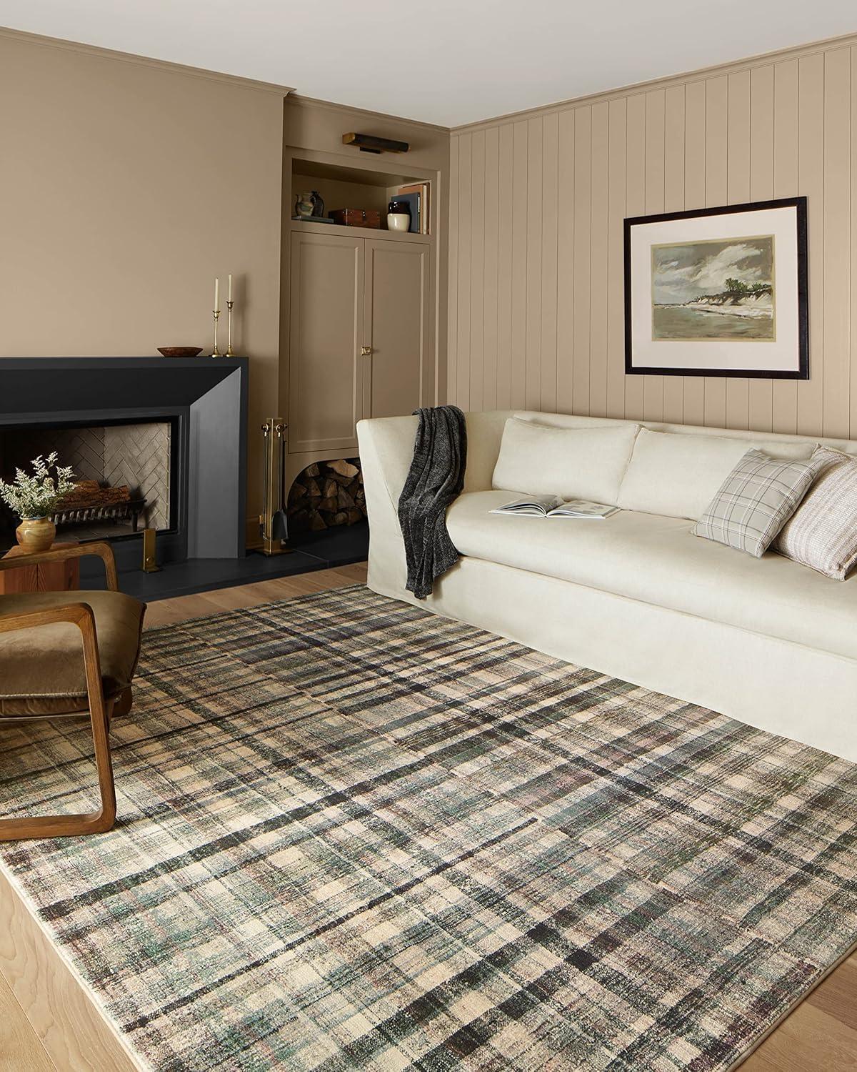 Humphrey Rug by Chris Loves Julia x Loloi - Forest and Multi / 5' x 7'