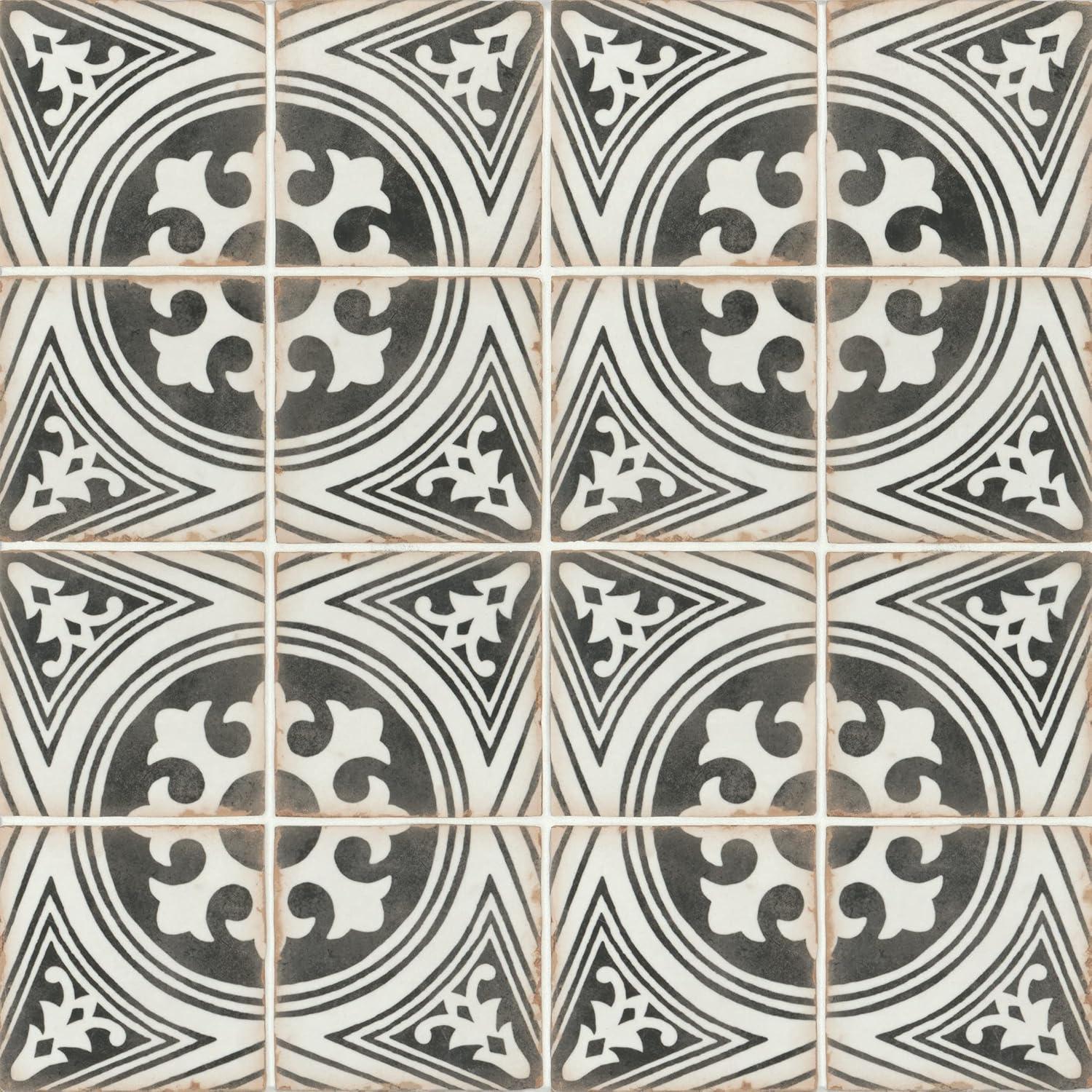 Casablanca 5" x 5" Ceramic Patterned Floor Use Tile