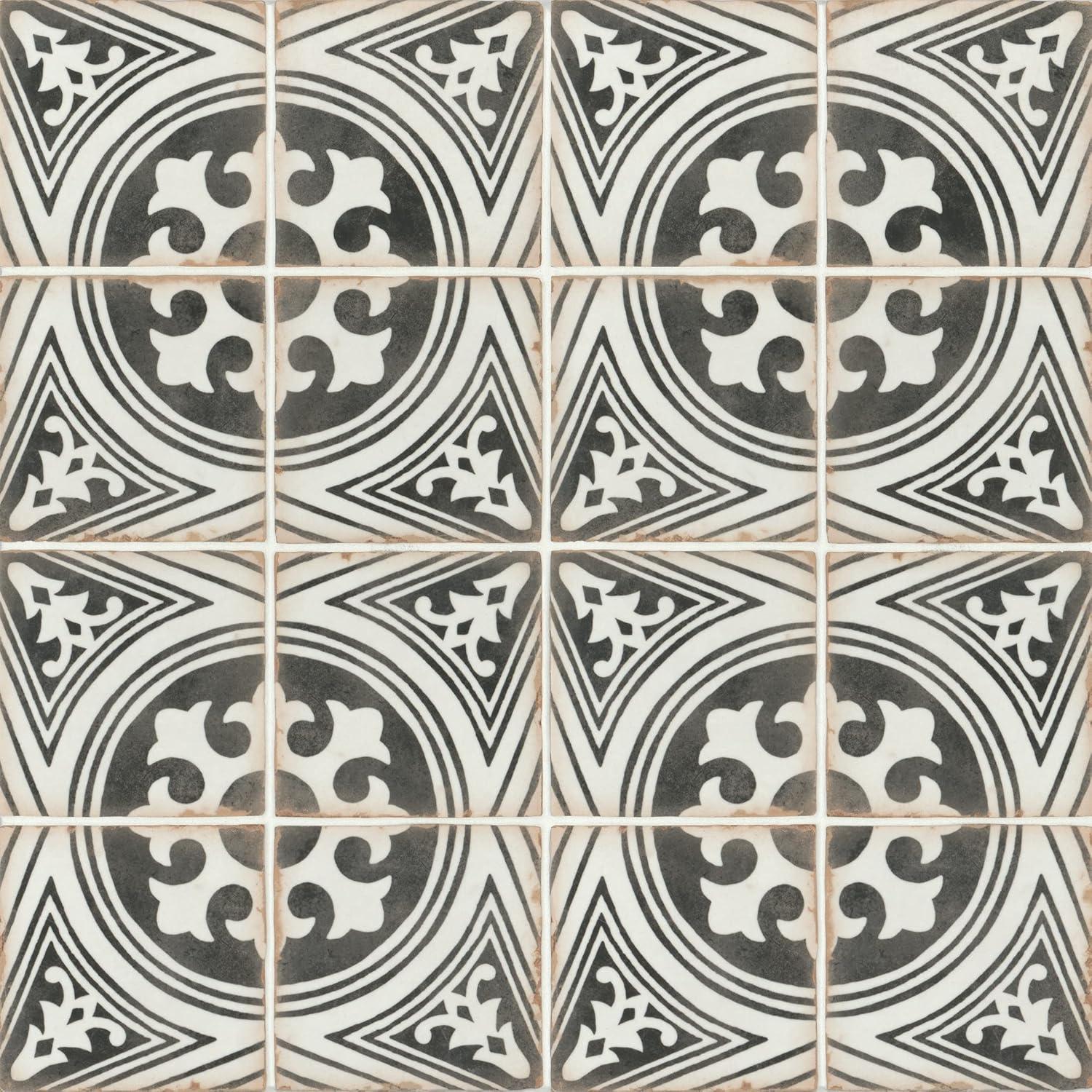 Casablanca 5" x 5" Ceramic Patterned Floor Use Tile