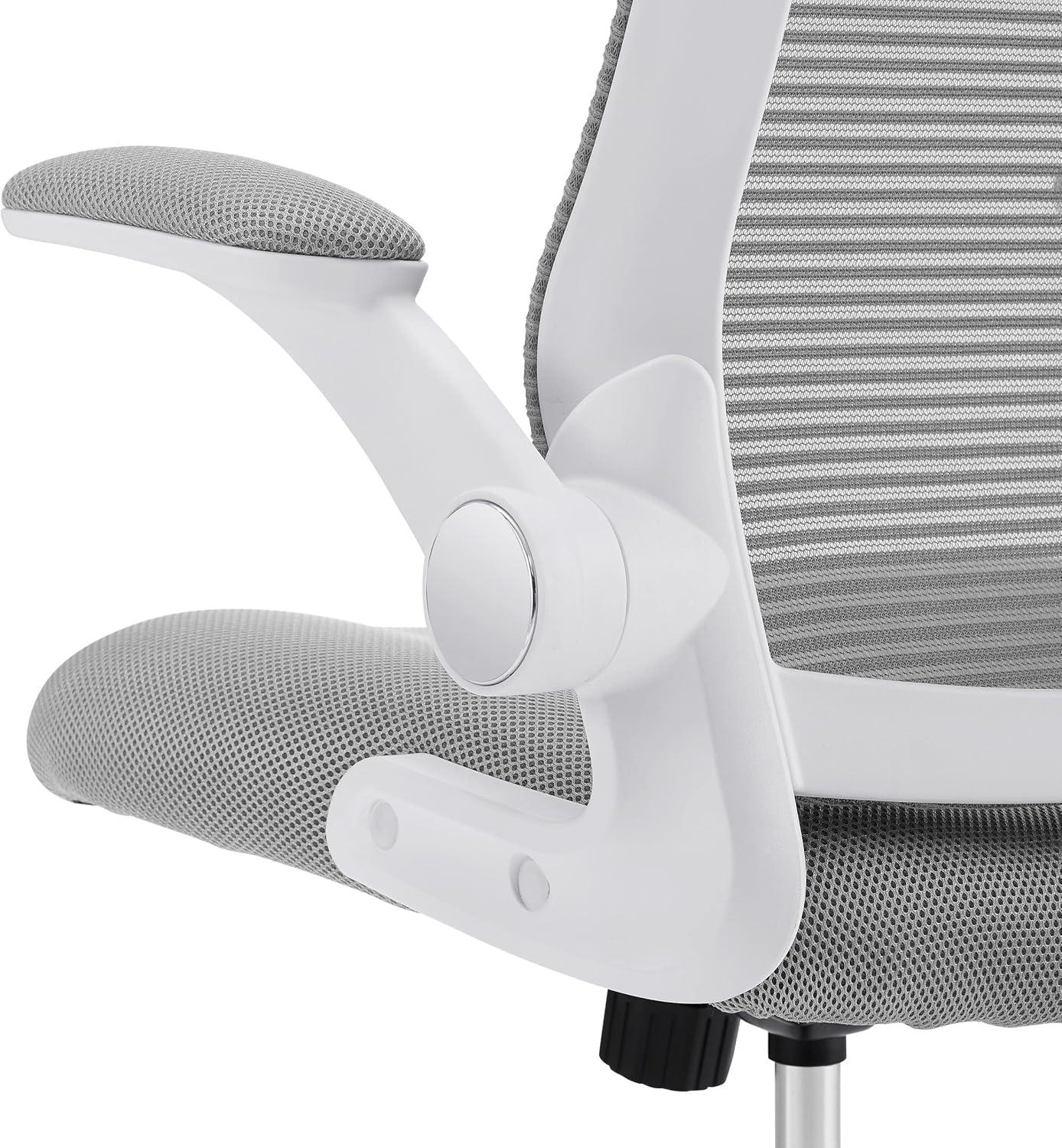 Works Creativity Mesh Office Chair with Chrome Base Gray - Serta: Ergonomic, Adjustable Height & Support