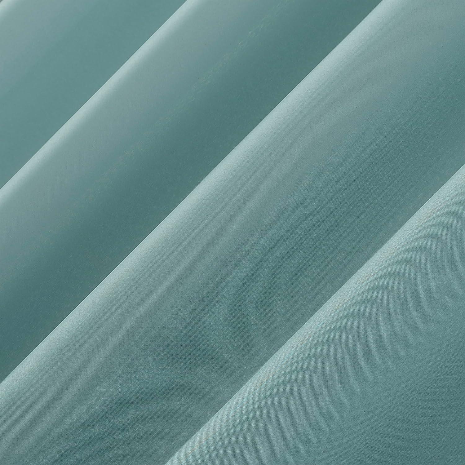 Sailor Indoor/Outdoor UV Protectant Curtain Panel in Soft Teal-54 in. W x 108 in. L