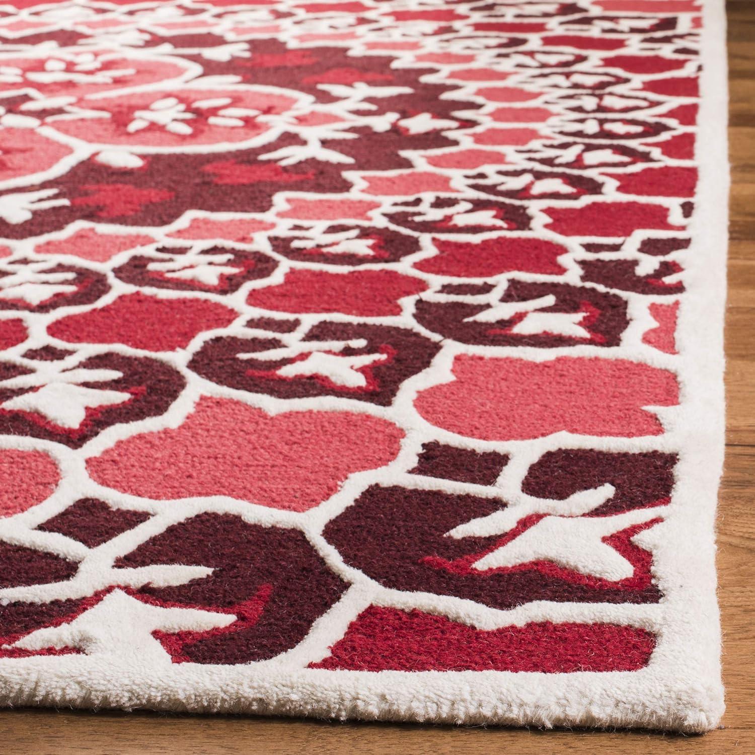 Bellagio BLG610 Hand Tufted Accent Rug - Red/Ivory - 2'x3' - Safavieh.
