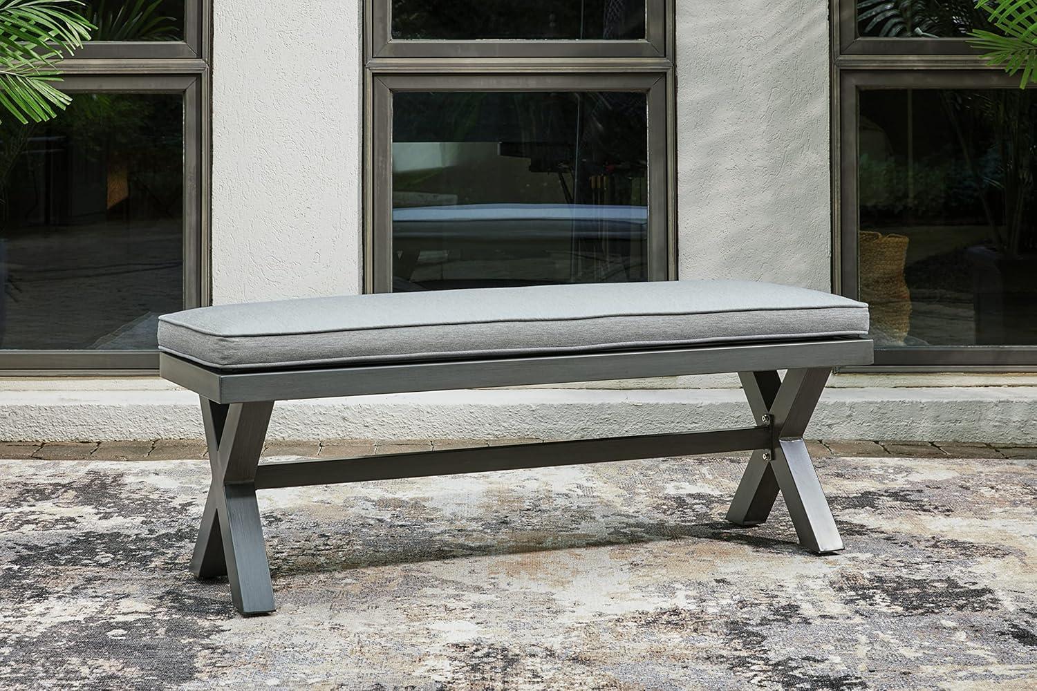 Erdita Aluminum Outdoor Bench
