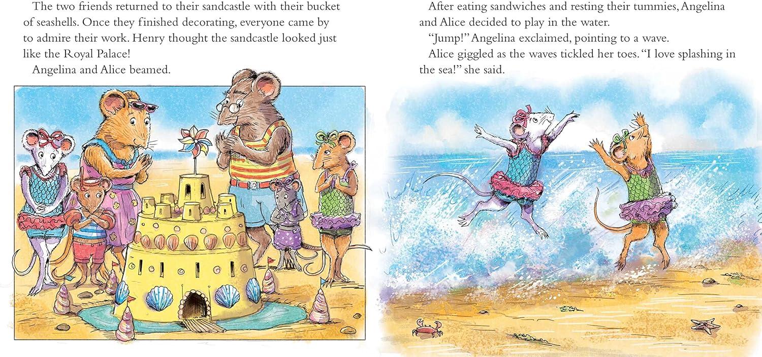 Angelina Ballerina by the Sea - by  Katharine Holabird (Paperback)