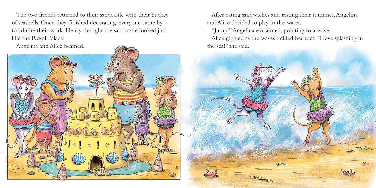 Angelina Ballerina by the Sea - by  Katharine Holabird (Paperback)