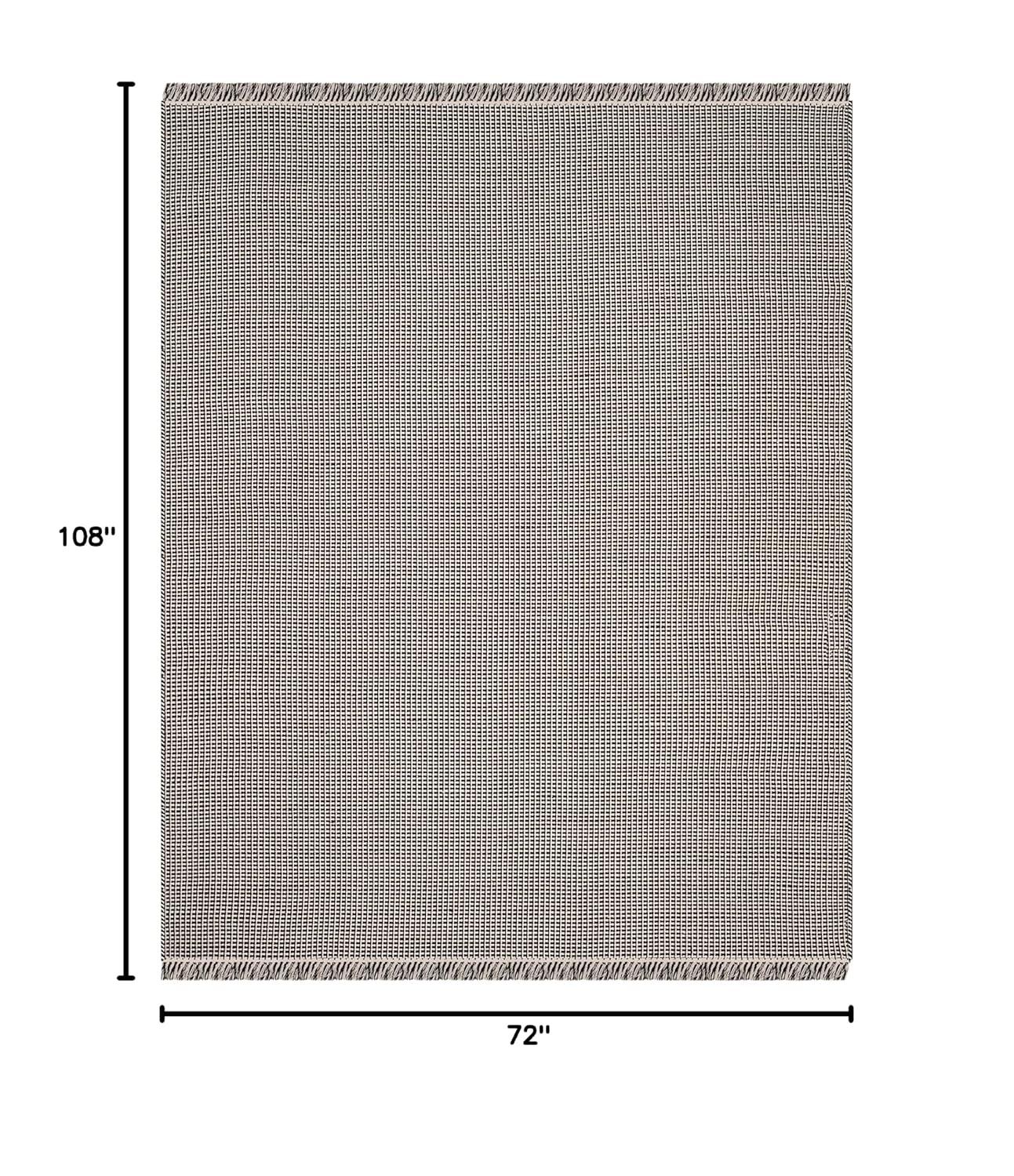 Montauk MTK340 Hand Woven Indoor Area Rug - Ivory/Navy - 6'x9' - Safavieh