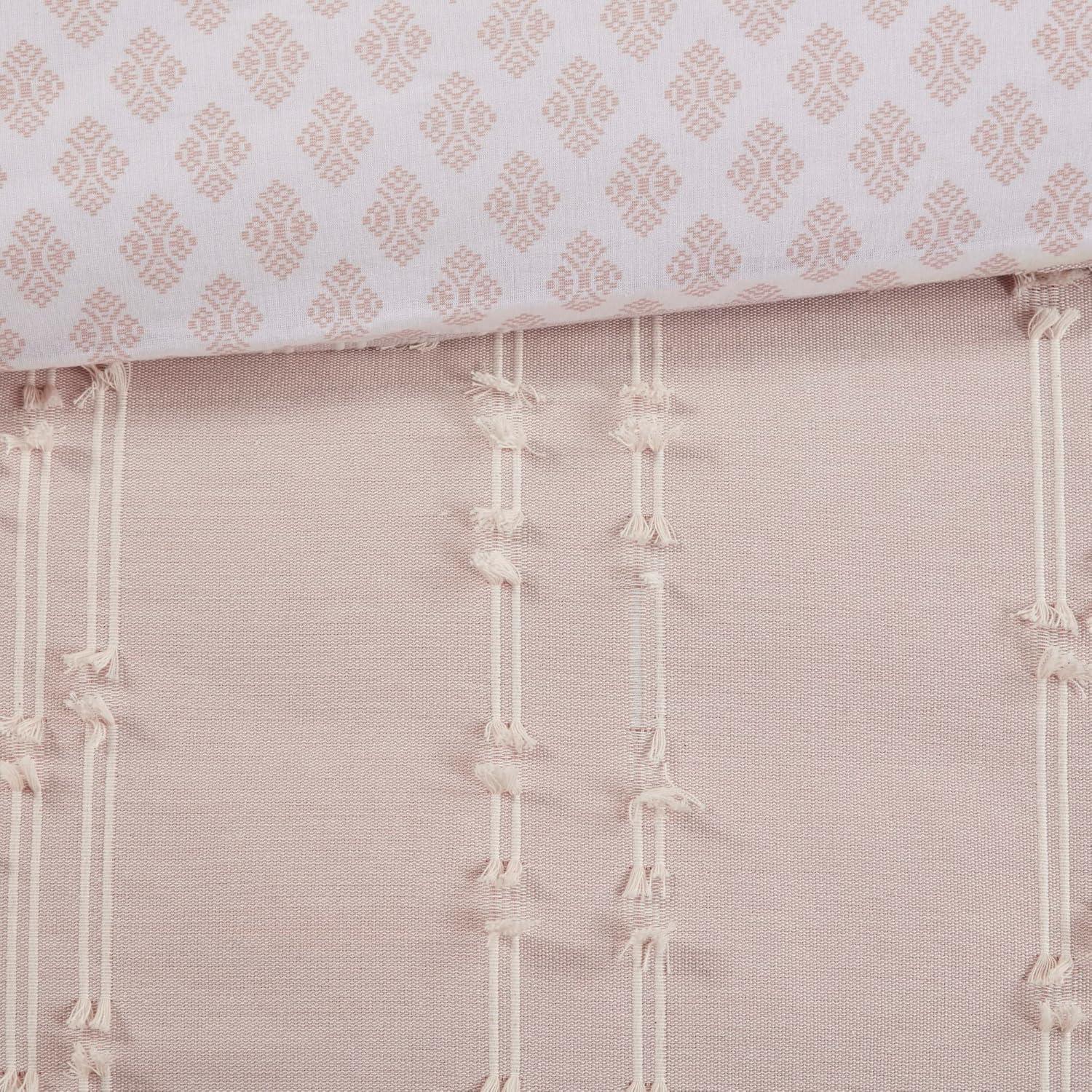 3 Piece Cotton Jacquard Bedding Set