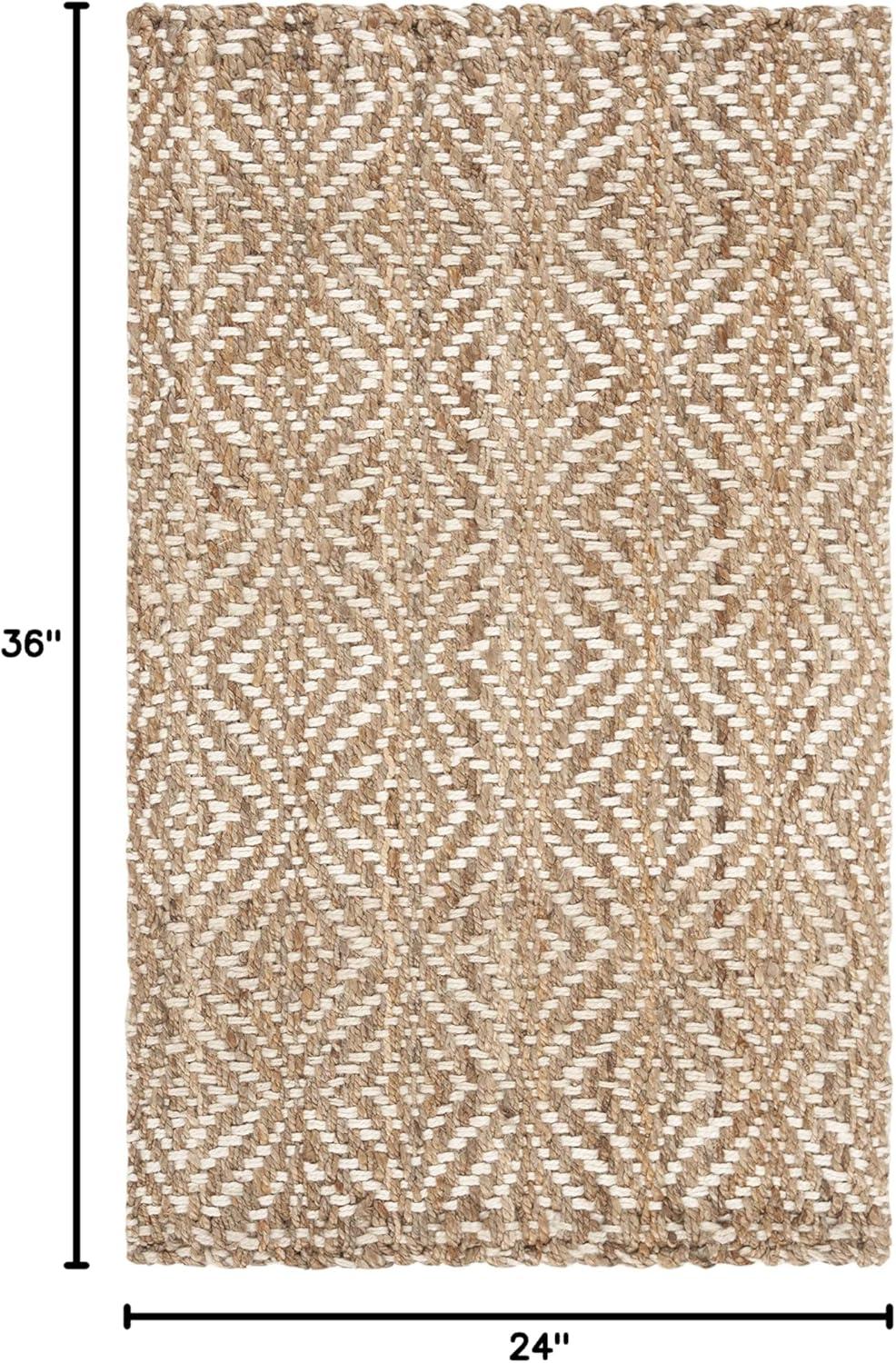 Natural Fiber 185 Flatweave Geometric Rug