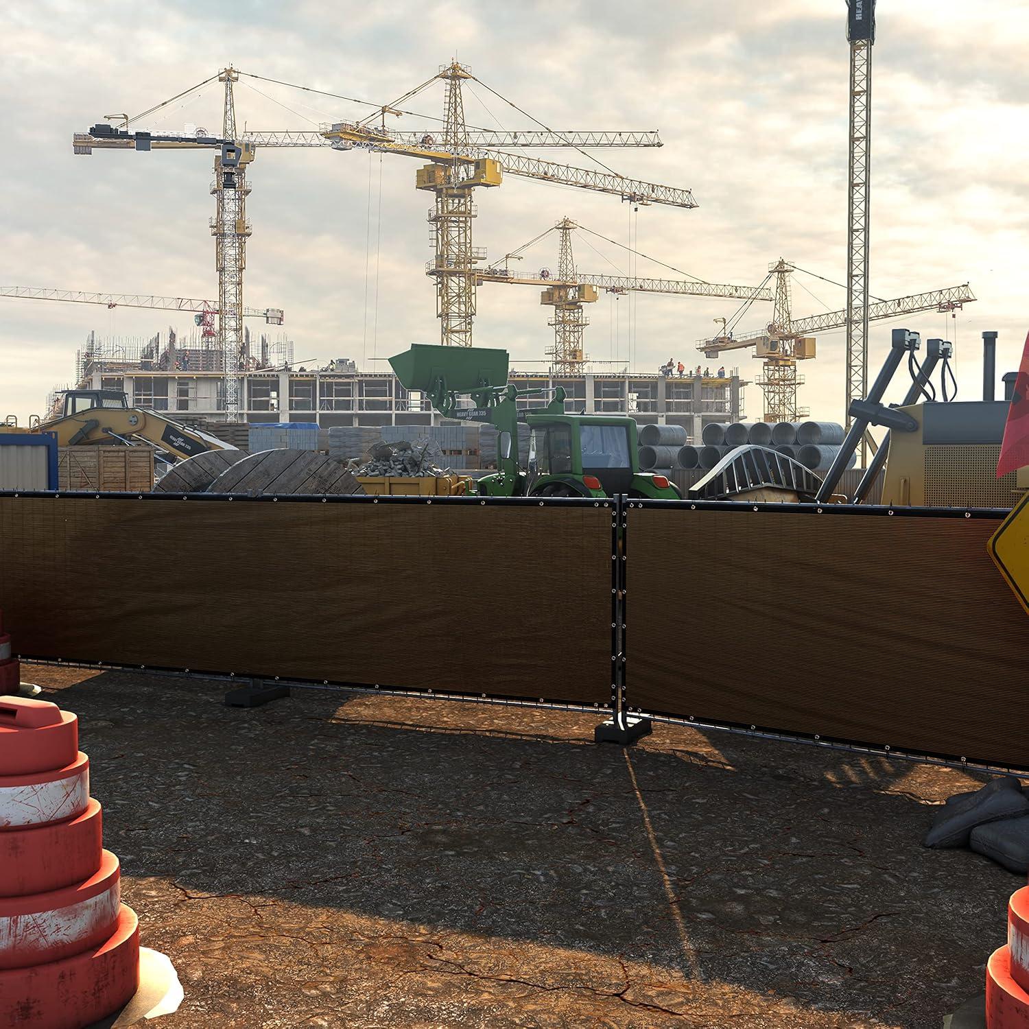 ColourTree Colour Tree Privacy Screen & Windscreen Fabric Cover – Durable Outdoor Fence Protection, UV-Resistant, Easy Installation