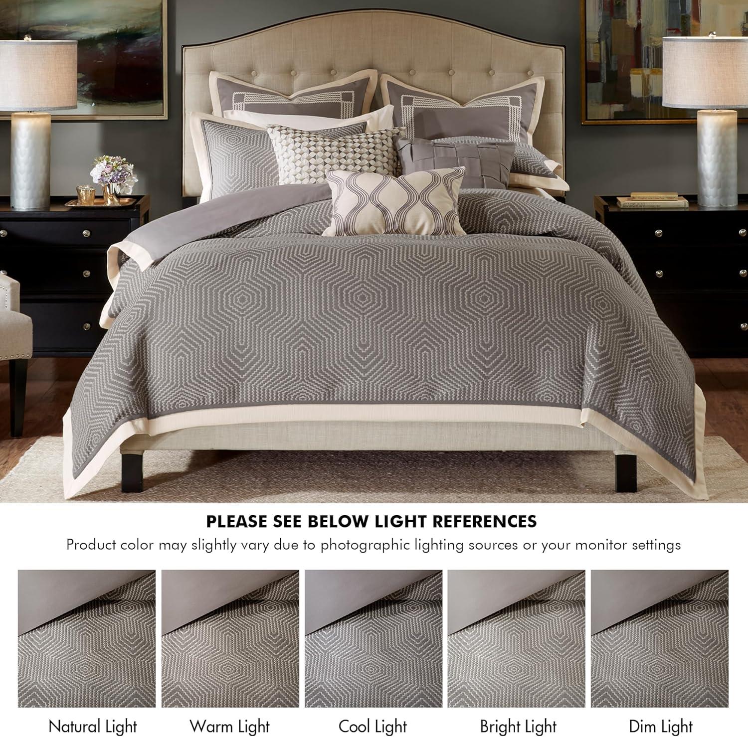 Madison Park Signature Shades of Grey Textured Comforter Set