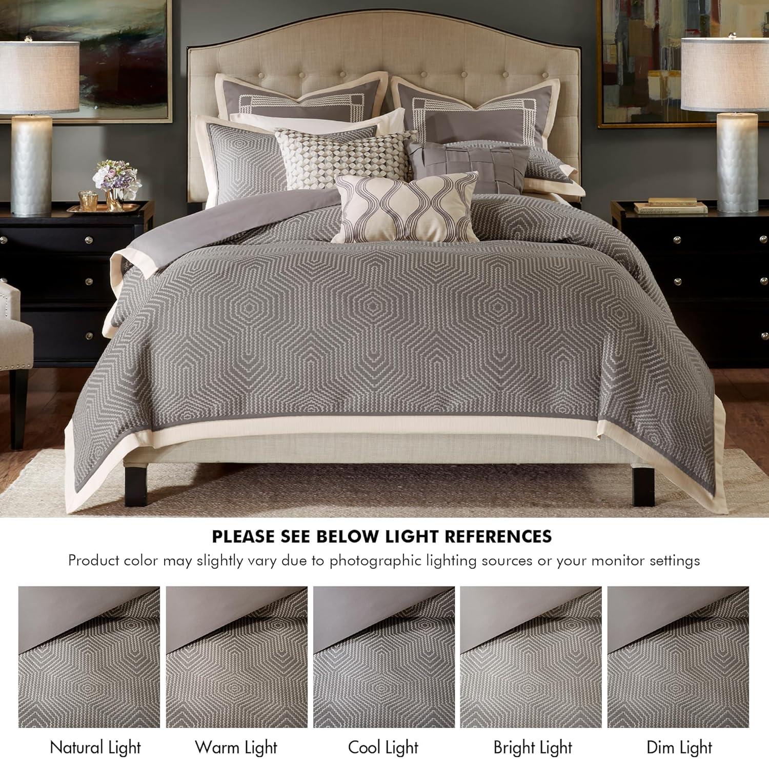 Madison Park Signature Shades of Grey Textured Comforter Set