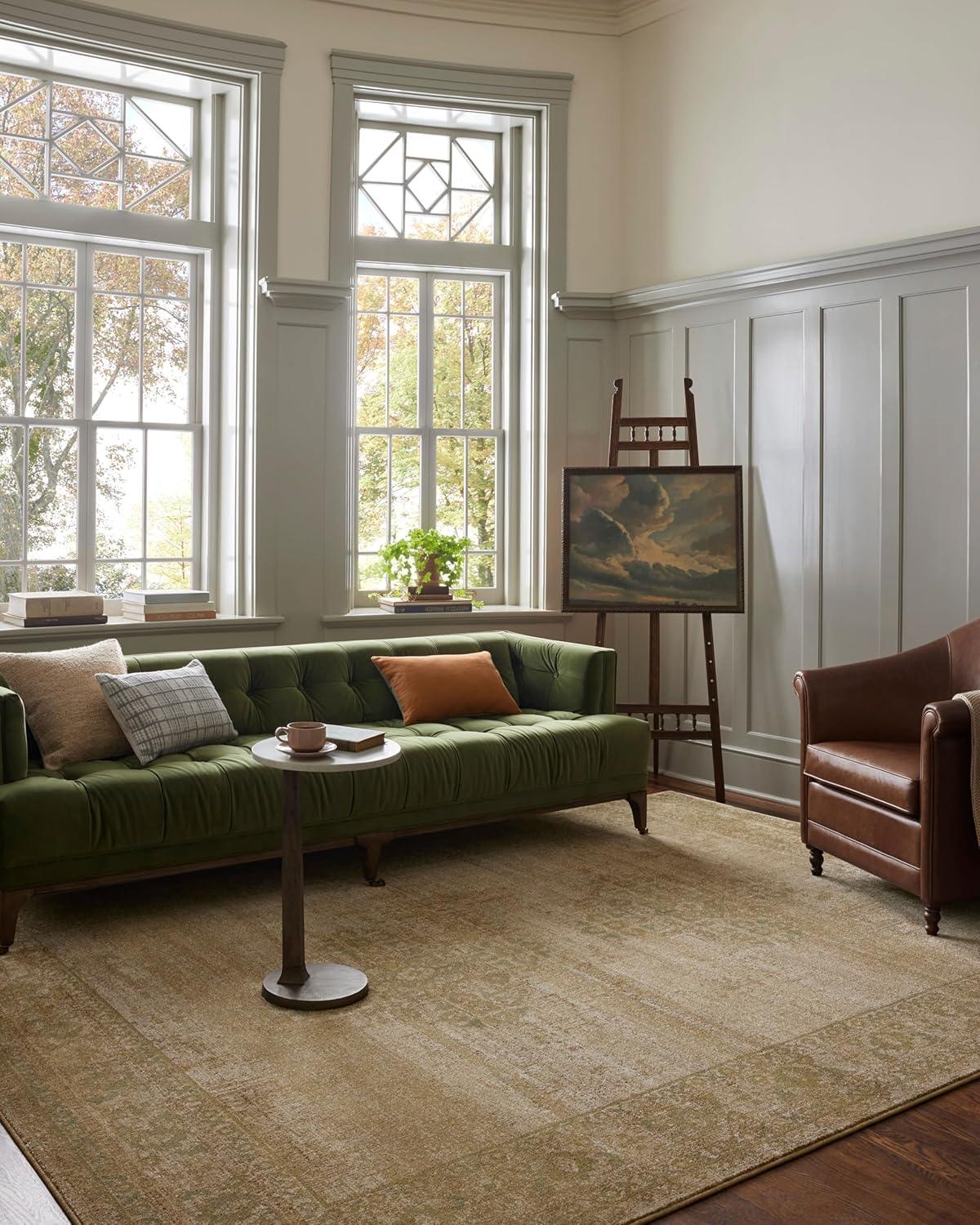 Mona II Rug by Magnolia Home by Joanna Gaines x Loloi - Antique and Spa / 7'6" x 10'