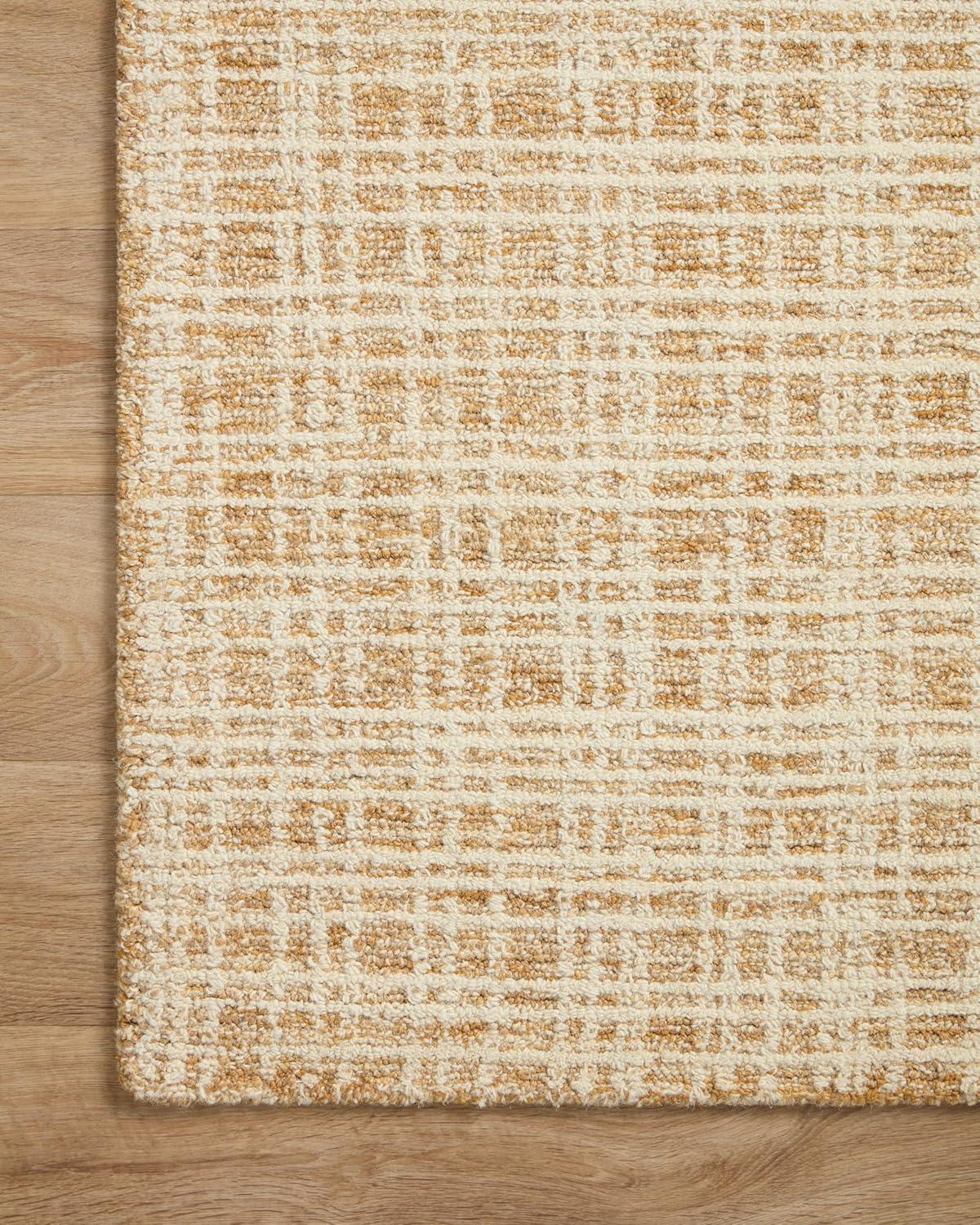 Chris Loves Julia x Loloi Polly Checkered Straw/Ivory Area Rug