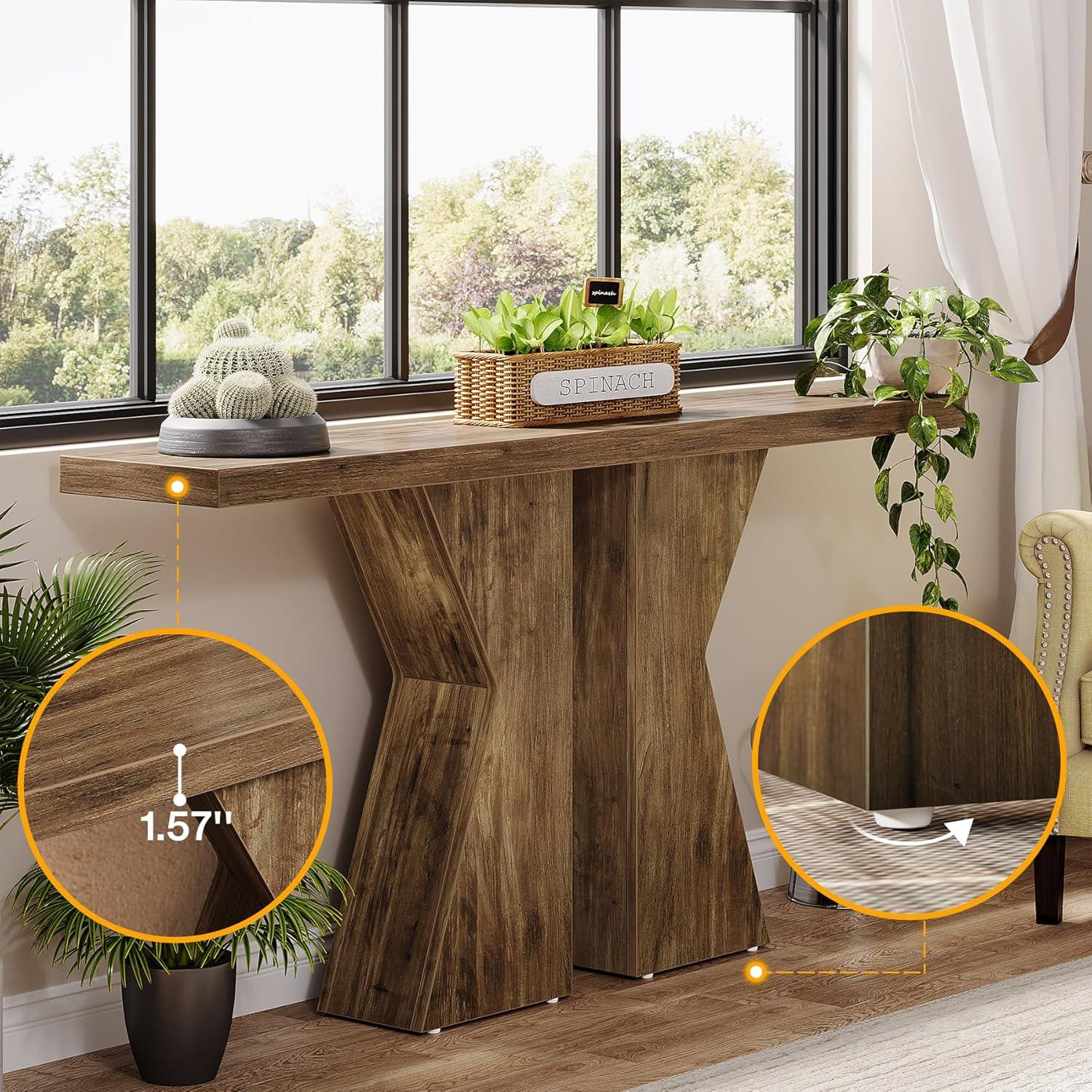 Millwood Pines 55 Inch Console Table