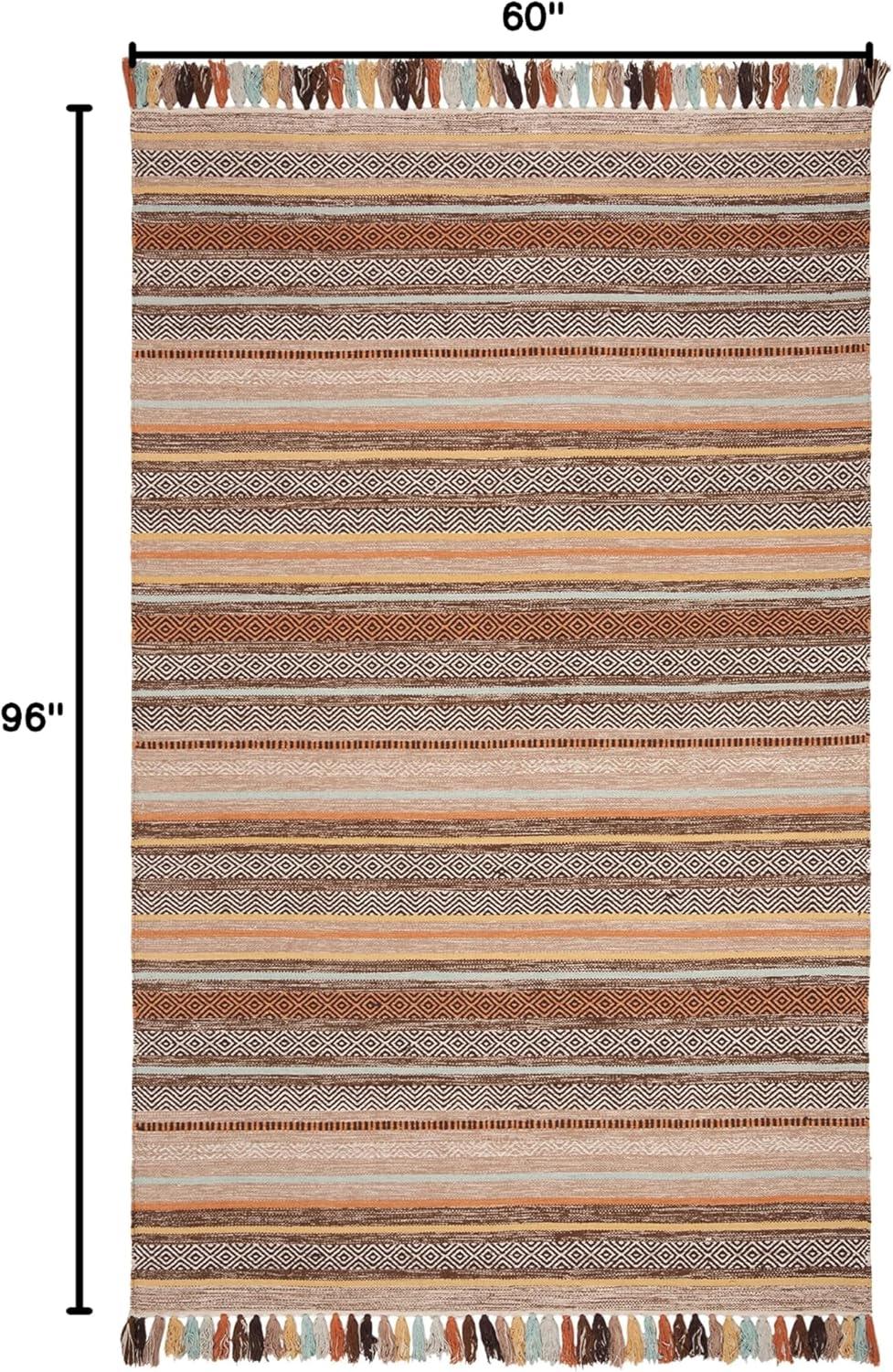 Montauk MTK901 Hand Woven Indoor Area Rug - Brown/Multi - 5'x8' - Safavieh.