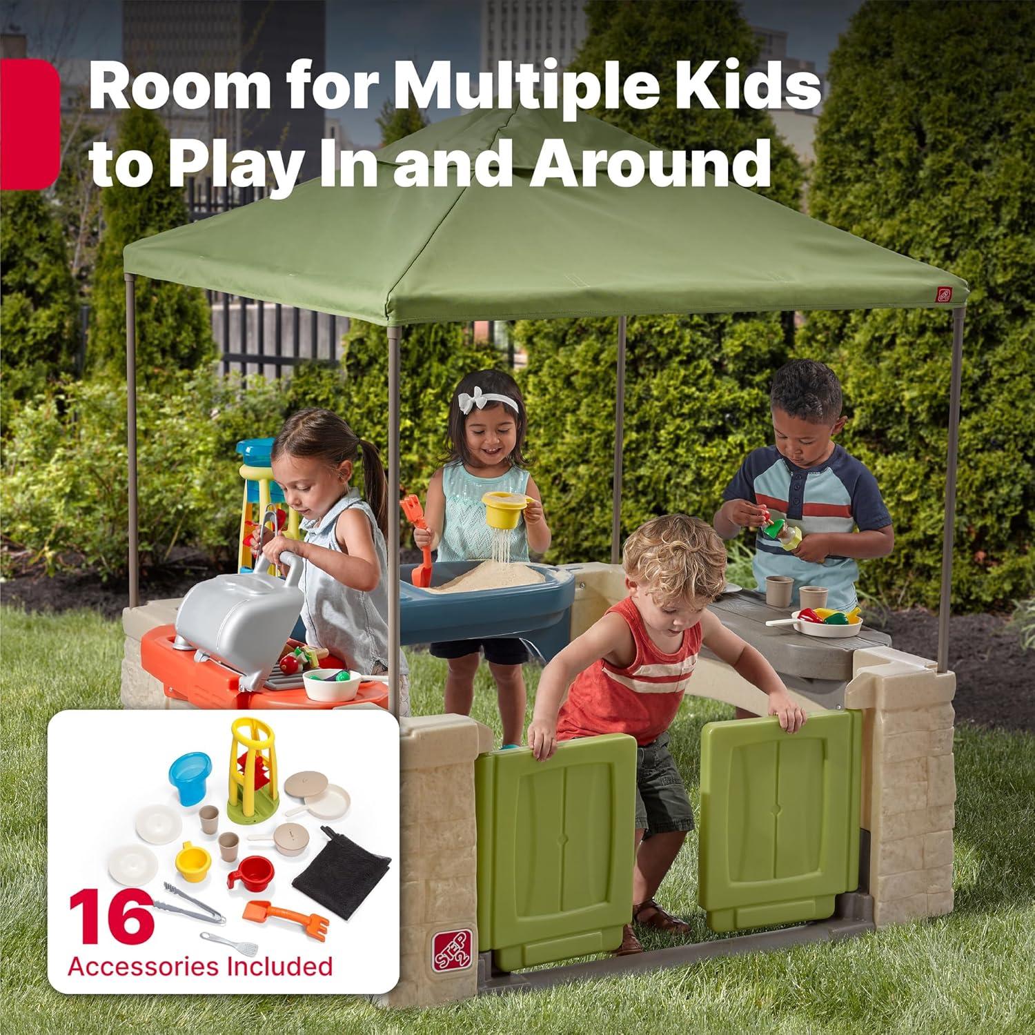 Step2 Step2 All Around Playtime Patio and Kids Outdoor Playhouse