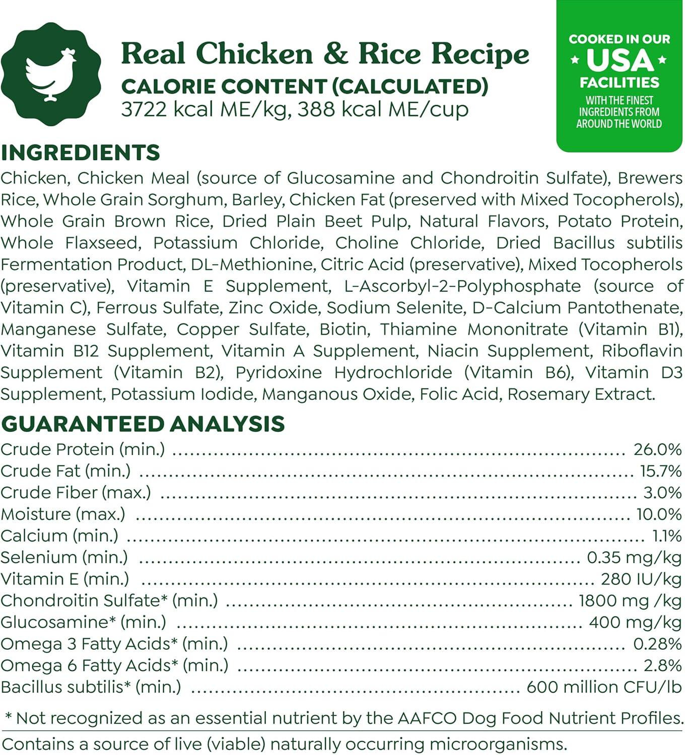 Greenies Adult Real Chicken & Rice Recipe 30 lb Bag