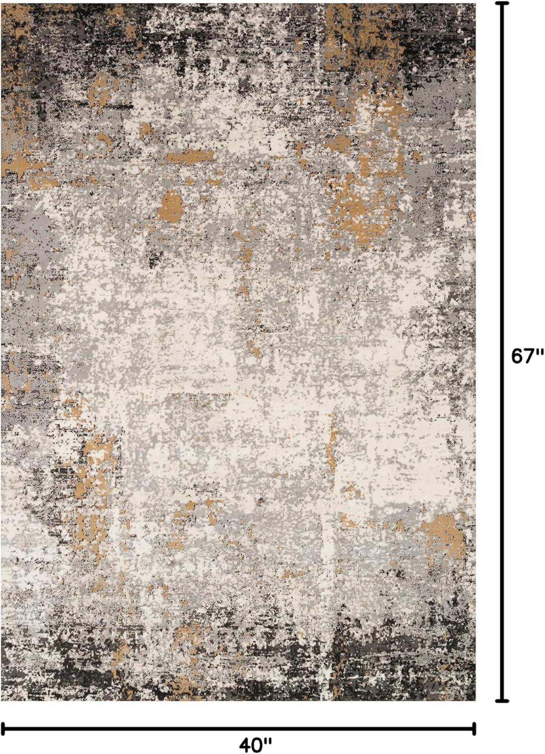 Loloi II Alchemy Abstract Granite / Gold Area Rug