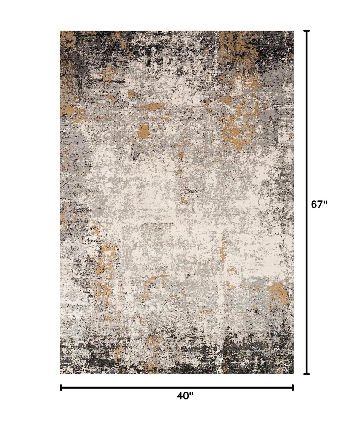 Loloi II Alchemy Abstract Granite / Gold Area Rug