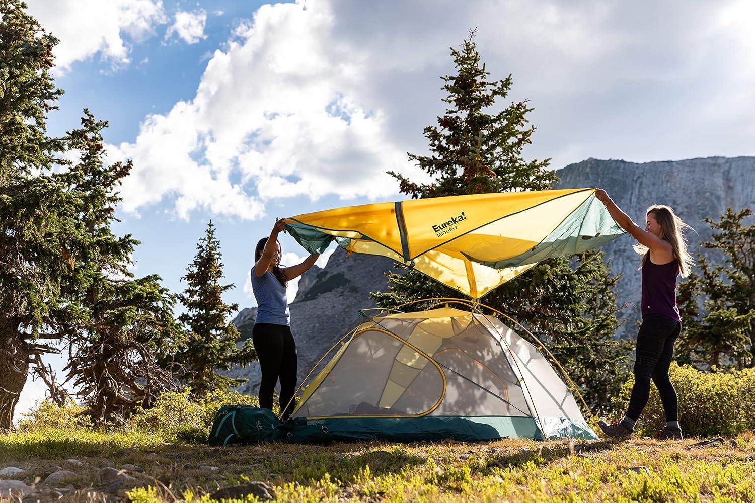 Eureka ERK2629085 Midori 2 Person Tent, Aspen Gold & Oil Blue