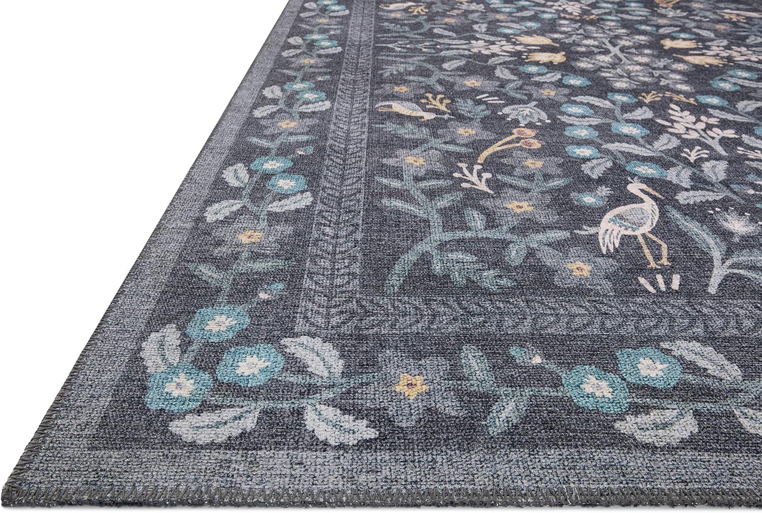 Maison Nightingale Black Wool-Blend 2'6" x 12' Runner Rug