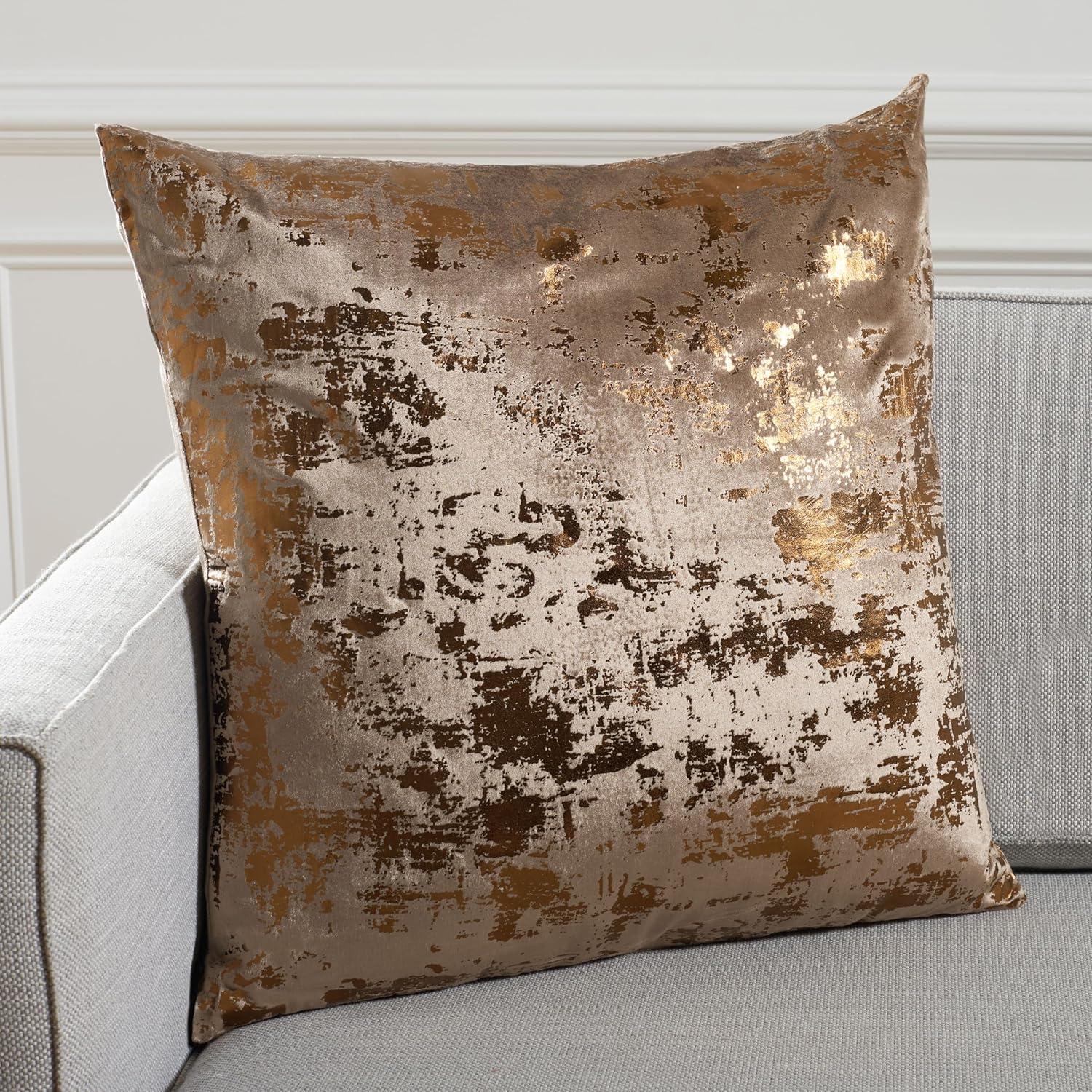 Edmee Metallic Pillow - Safavieh