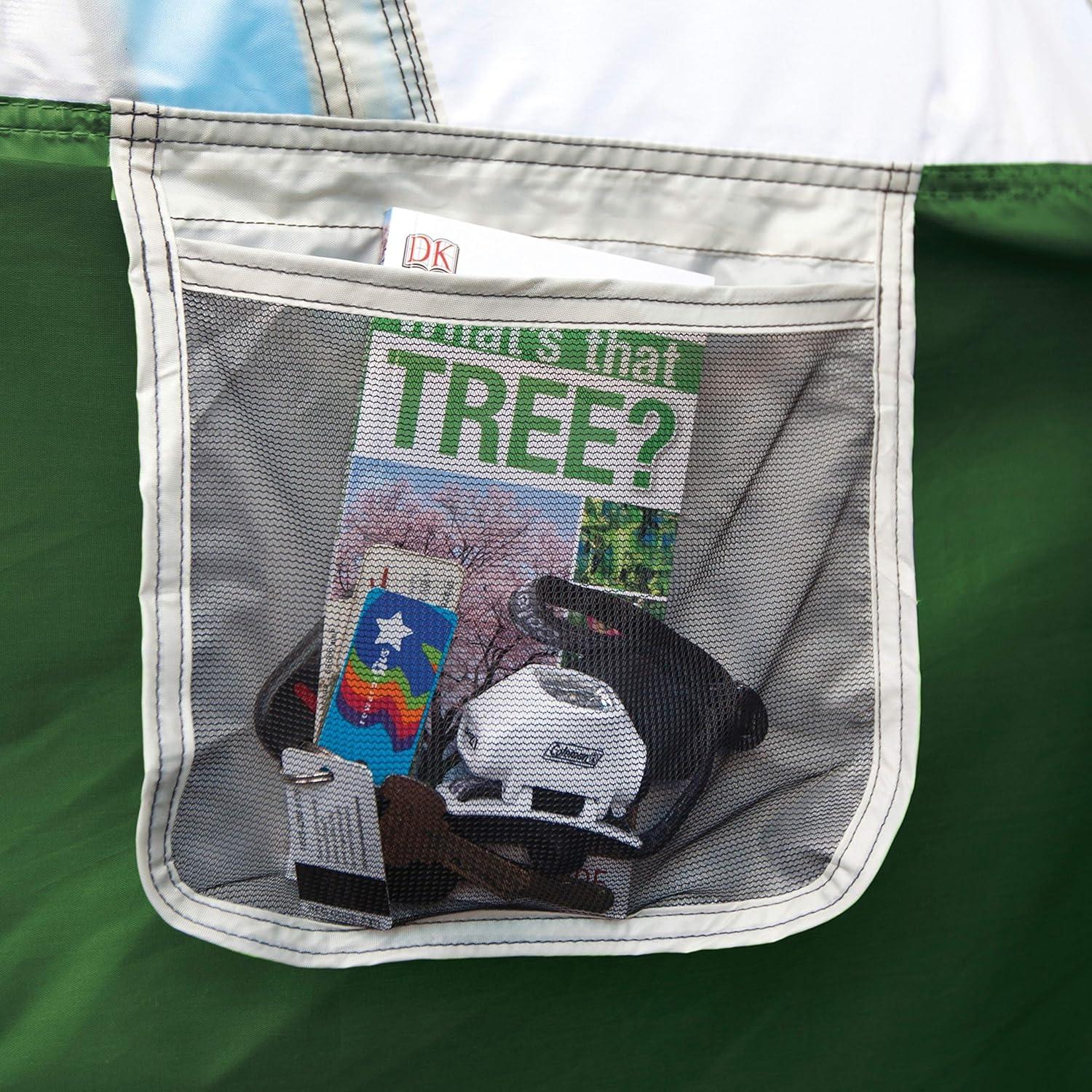 BEACHWATER POOL & SPA, LLC Evanston Screened Camping Tent, 6/8 Person Weatherproof Tent With Roomy Interior Includes Rainfly, Carry Bag, Easy Setup And Screened-In Porch