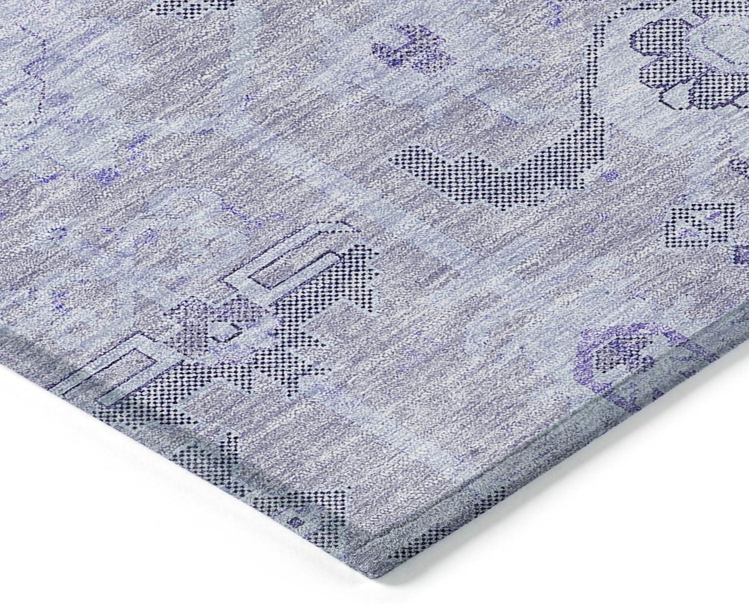 Addison Rugs Chantille ACN697 Lavender 3' x 5' Indoor Outdoor Area Rug, Easy Clean, Machine Washable, Non Shedding, Bedroom, Entry, Living Room, Dining Room, Kitchen, Patio Rug