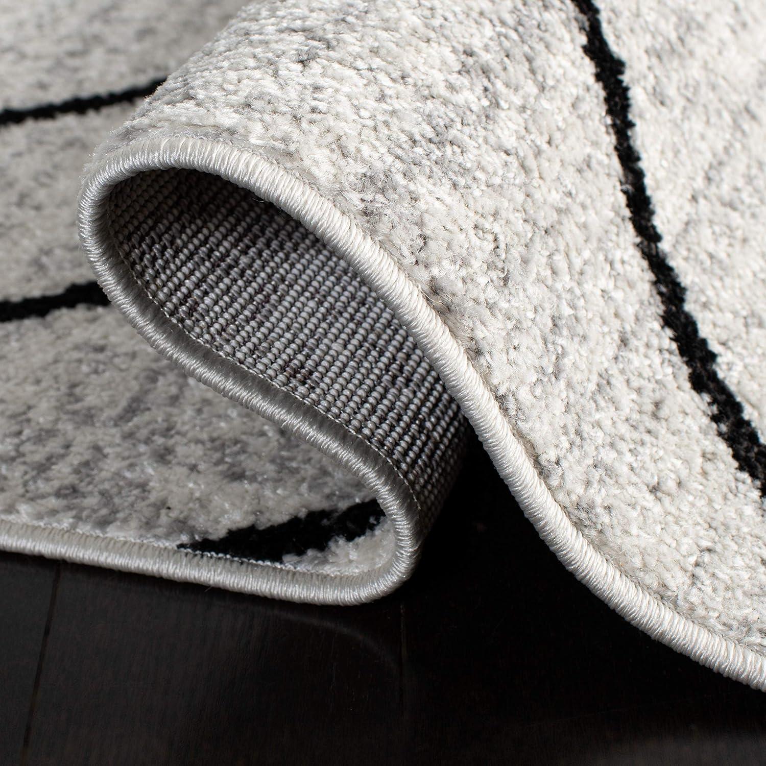 Adirondack ADR251 Machine Made Indoor Area Rug - Ivory/Grey - 10'x14' - Safavieh