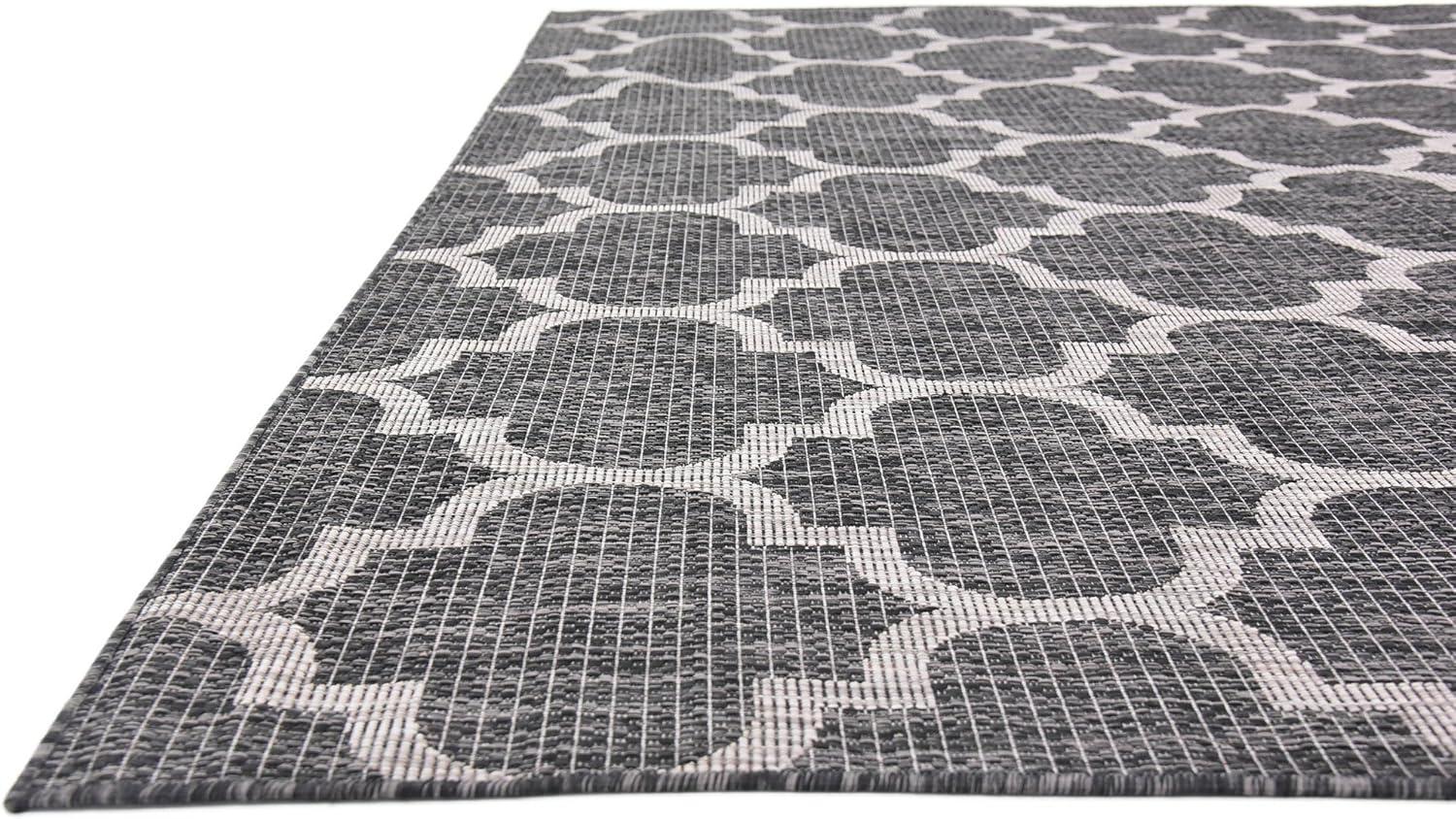 Unique Loom Outdoor Trellis Geometric Woven Area Rug