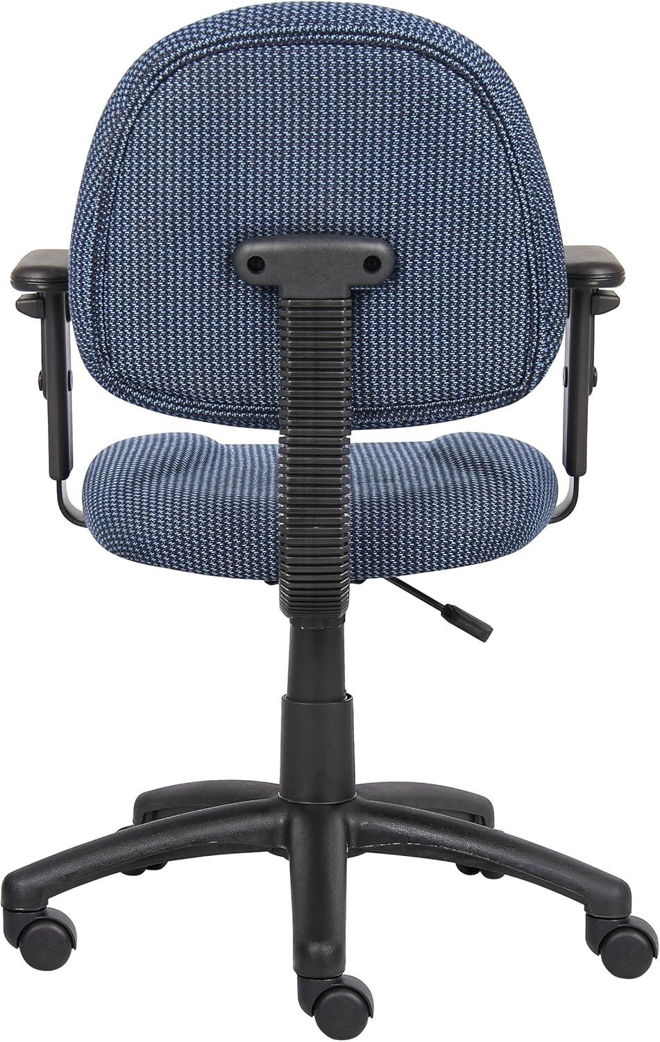 Deluxe Posture Chair with Adjustable Arms - Boss Office Products