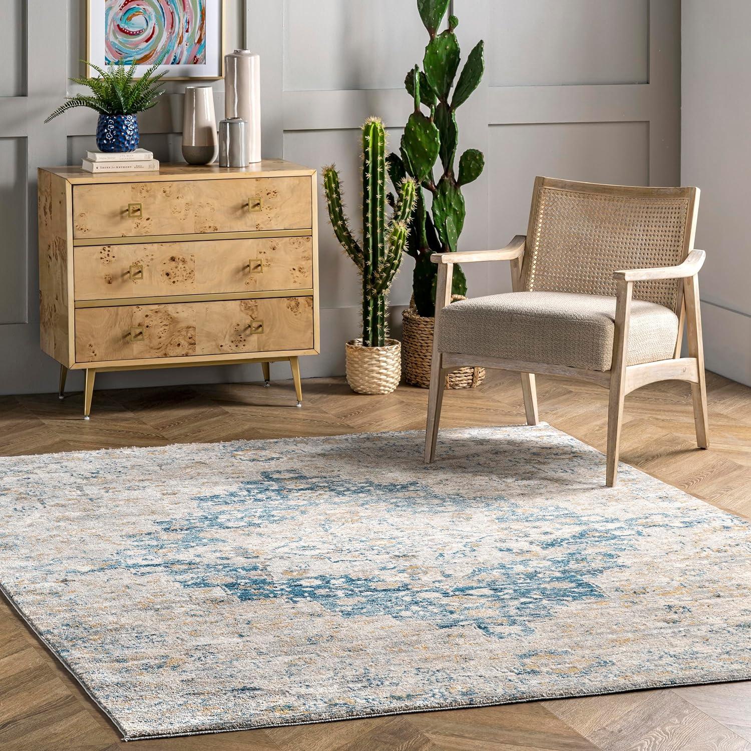 Nuloom Alessandra Millifleur Medallion Indoor Area Rug