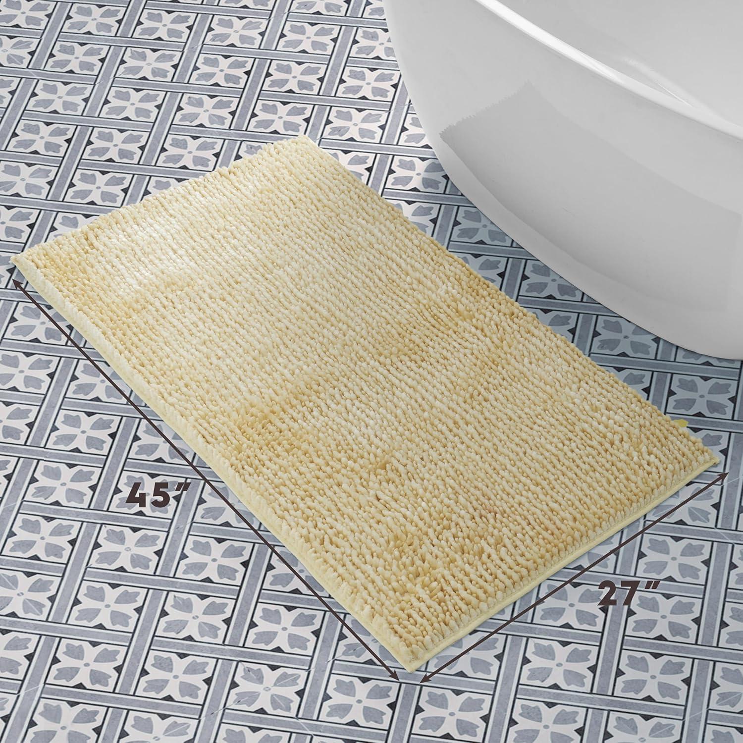 Laura Ashley Laura Ashley Butter Chenille Bath Rug