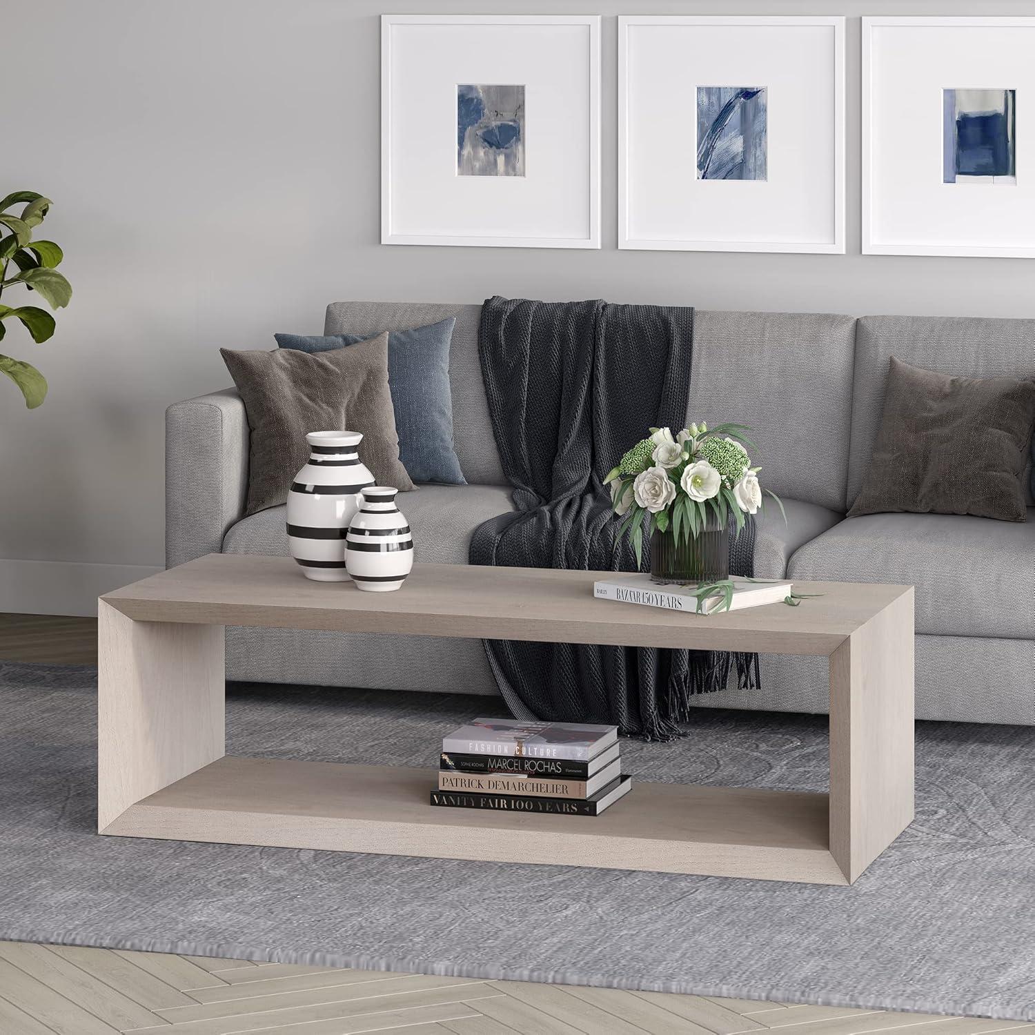 Foxtrot Coffee Table With Shelf