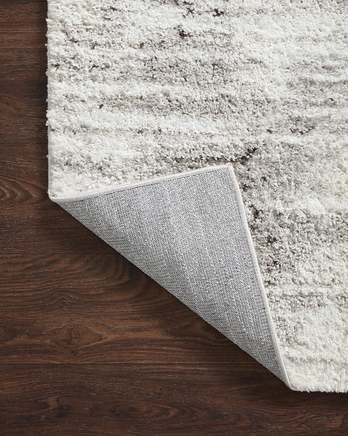 Militello Shag Gray / Cream Area Rug