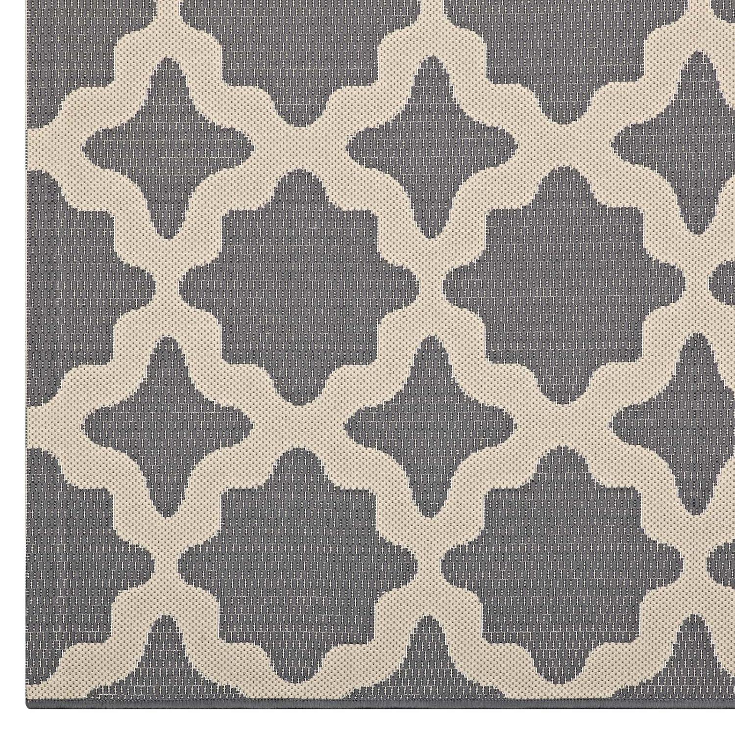 Modway Cerelia Moroccan Trellis Indoor and Outdoor Area Rug