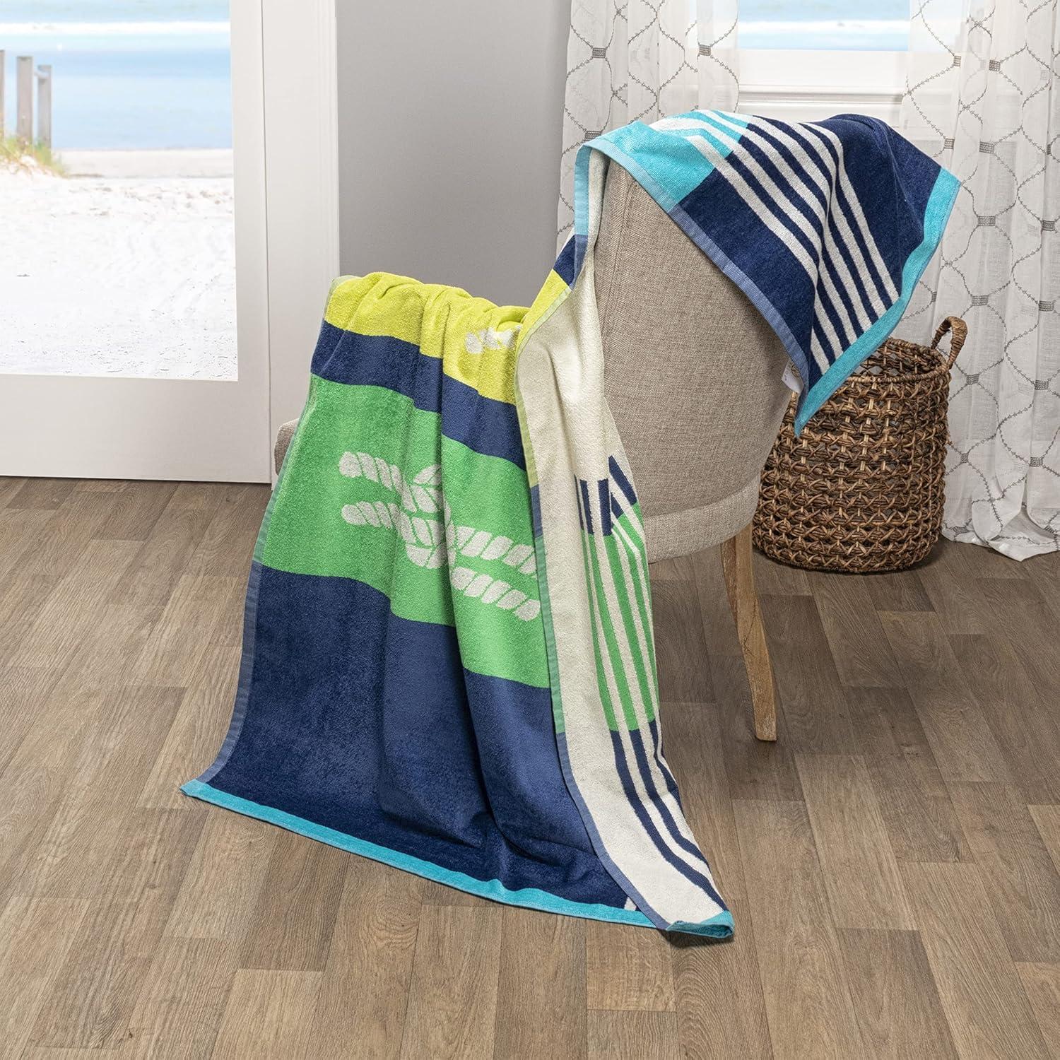 Impressions Elmer Oversized Sailing Knots Beach Towel