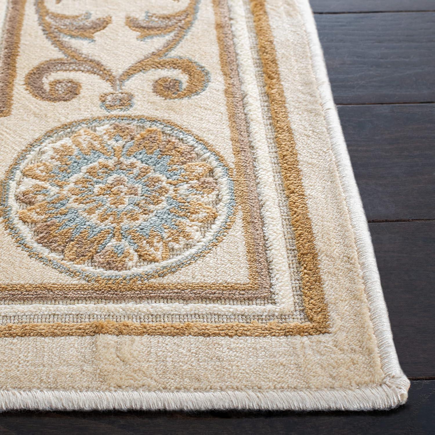 SAFAVIEH Paradise Stanice Traditional Area Rug, Ivory, 2'7" x 4'