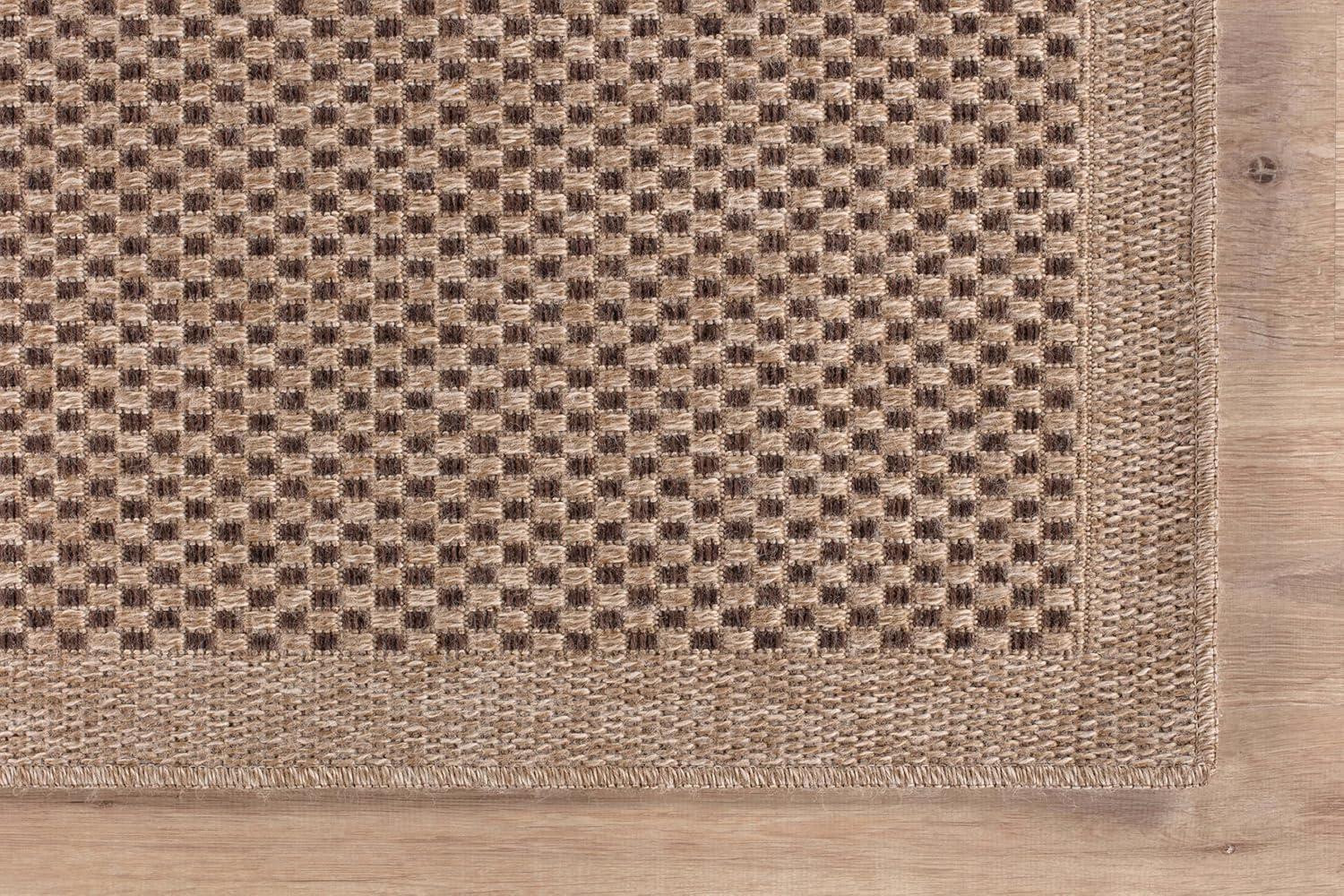 4'x6' Pata Hand Woven Chunky Jute Area Rug, Natural - JONATHAN Y