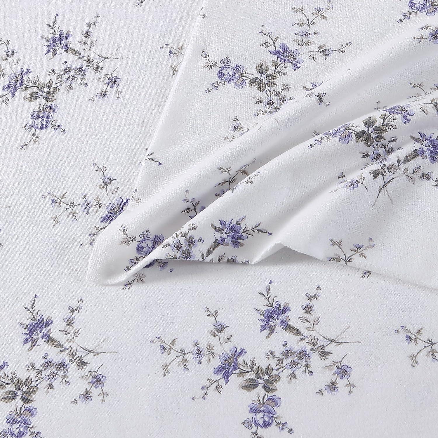 Laura Ashley Laura Ashley Cotton Flannel Cozy Sheet Sets