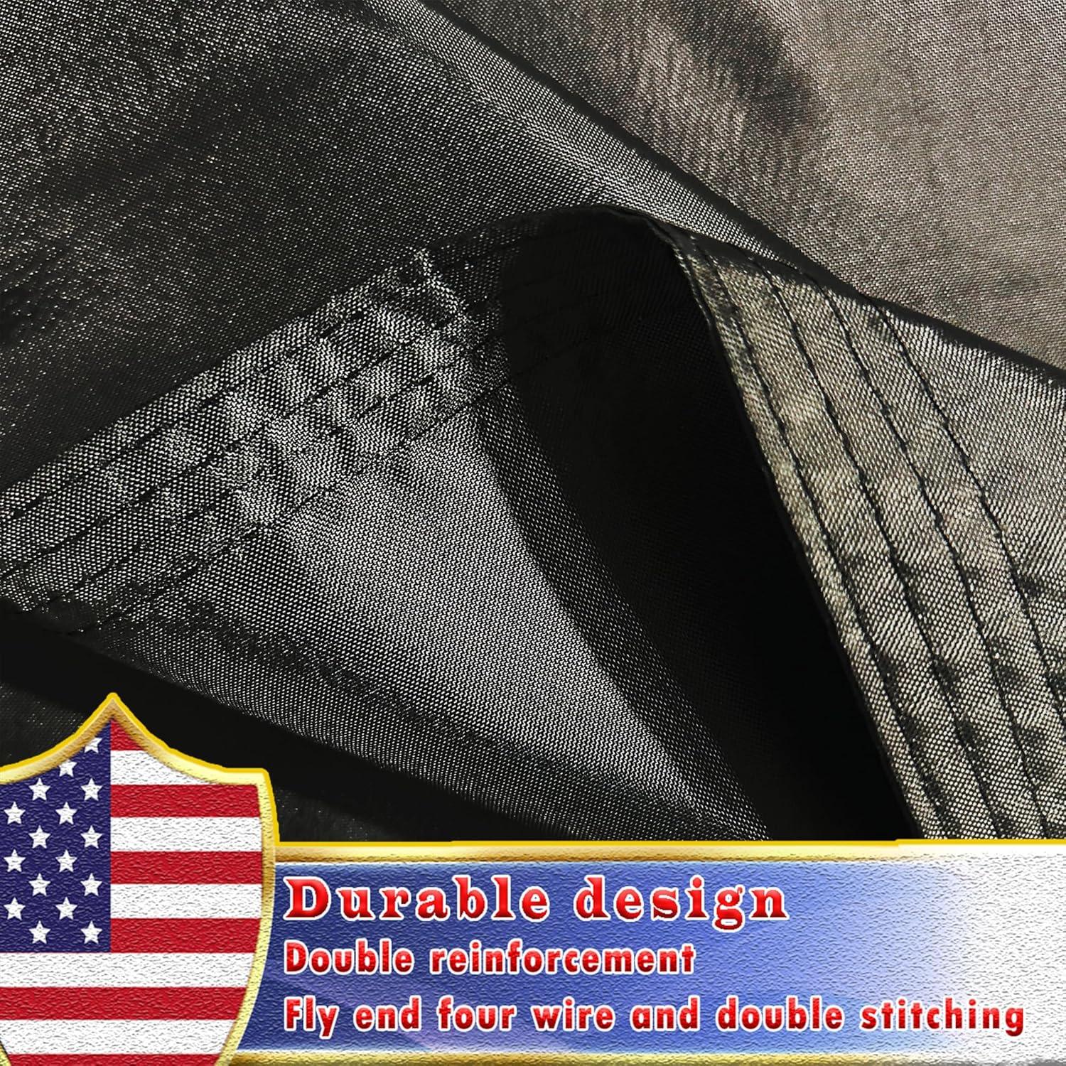 POW MIA 3x5 Nylon Flag - Double Sided and Embroidered - All Weather, Durable, Outdoor Nylon Flag - Front Line Flags