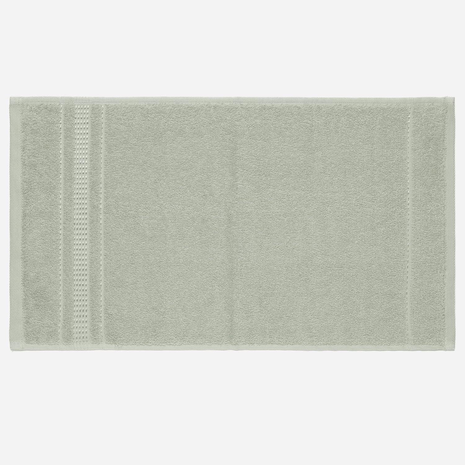 Melissa Linen, 2 Piece Hand Towel Pack Premium Cotton Soft Absorbent 20 x 35 in, Mint Green
