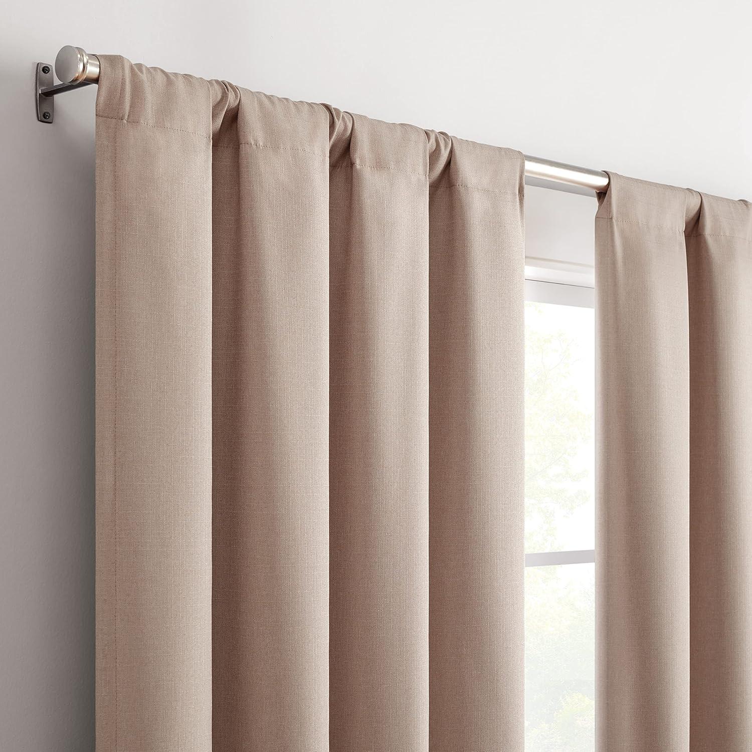 Eclipse Cannes Magnitech 100% Blackout Curtain, Rod Pocket, Seamless Magnetic Closure (1 Panel)