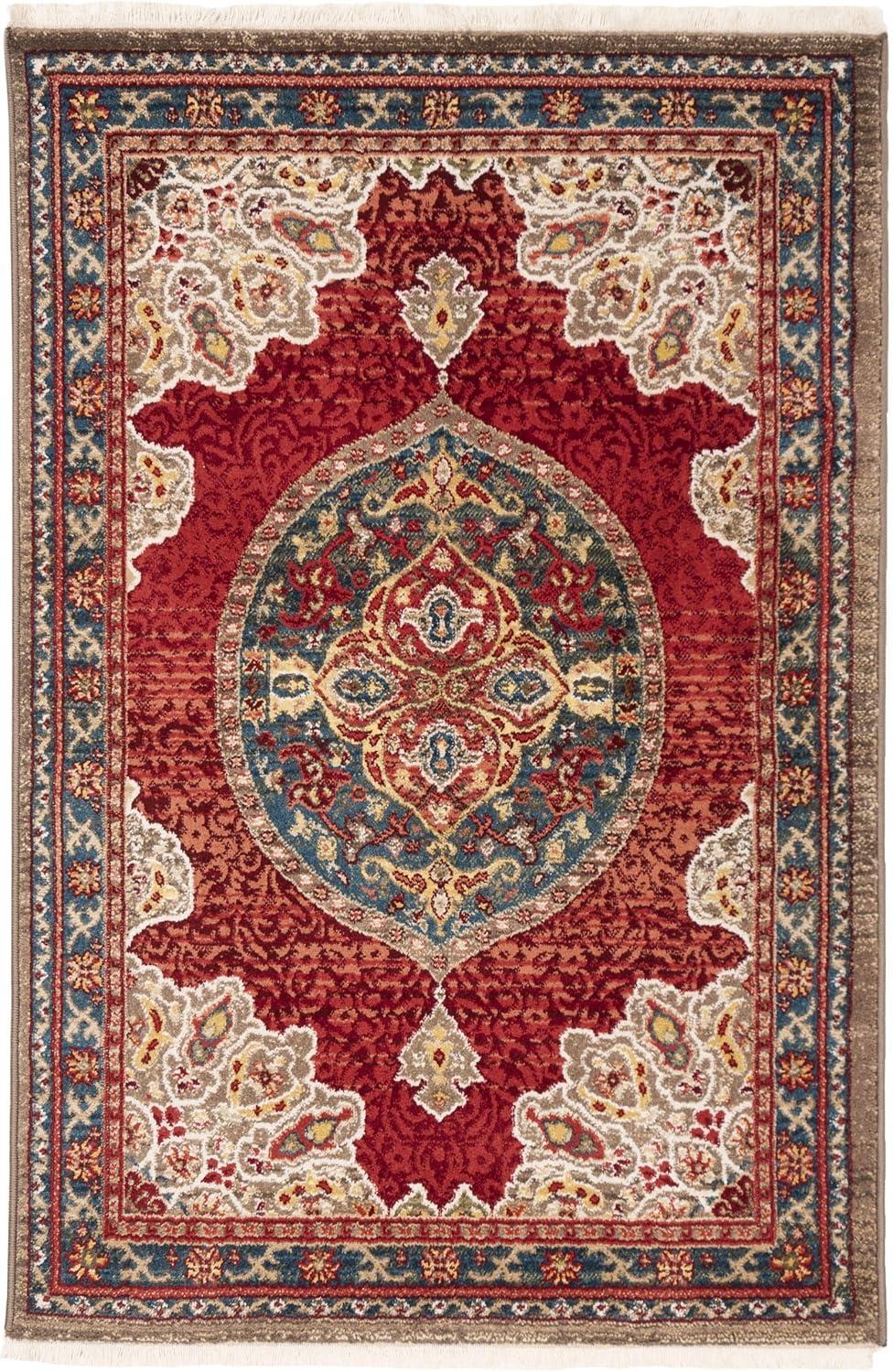 Kashan KSN302 Power Loomed Rugs - Safavieh