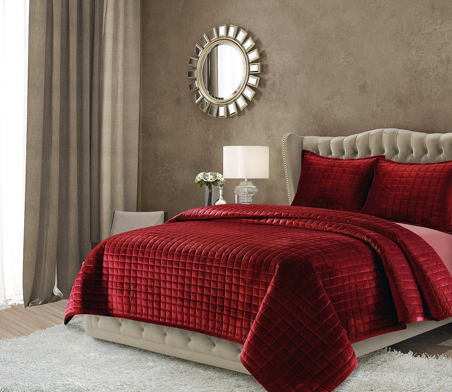 Florence Velvet Oversized Quilt Set - Tribeca Living